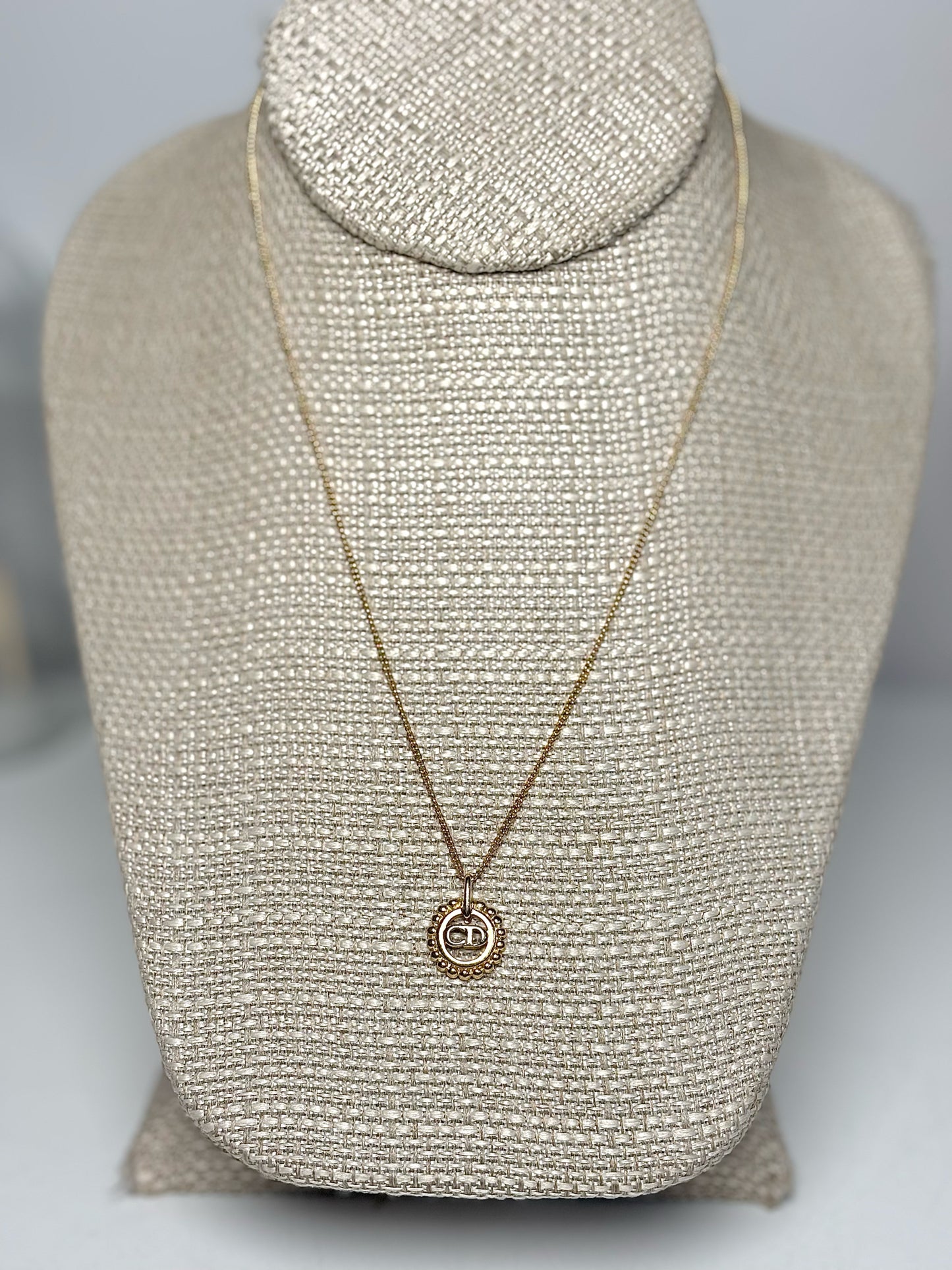 Gold Plated Christian Dior Necklace
