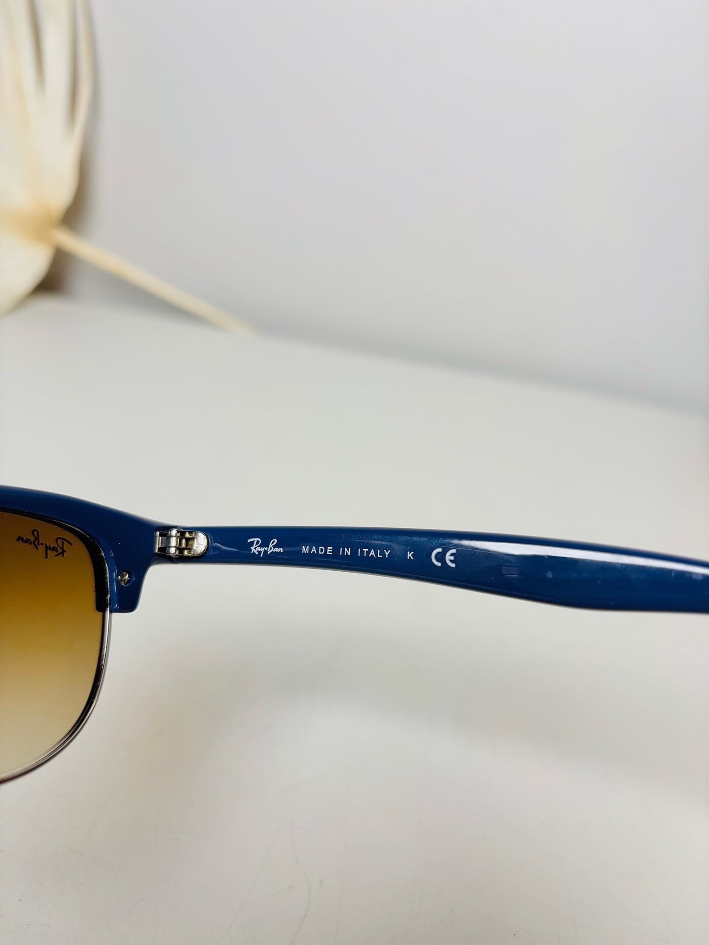 Ray Ban Purple Cathy Clubmaster Marble Effect Sunglasses