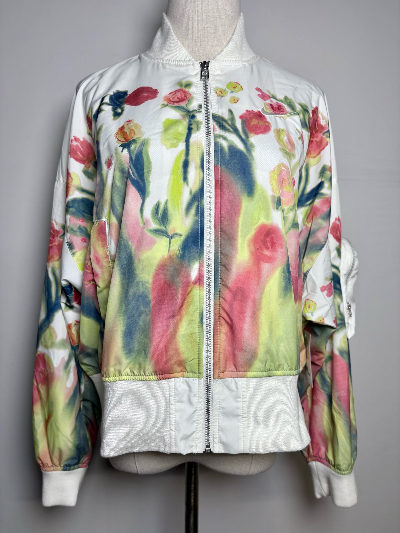 nike heritage floral jacket