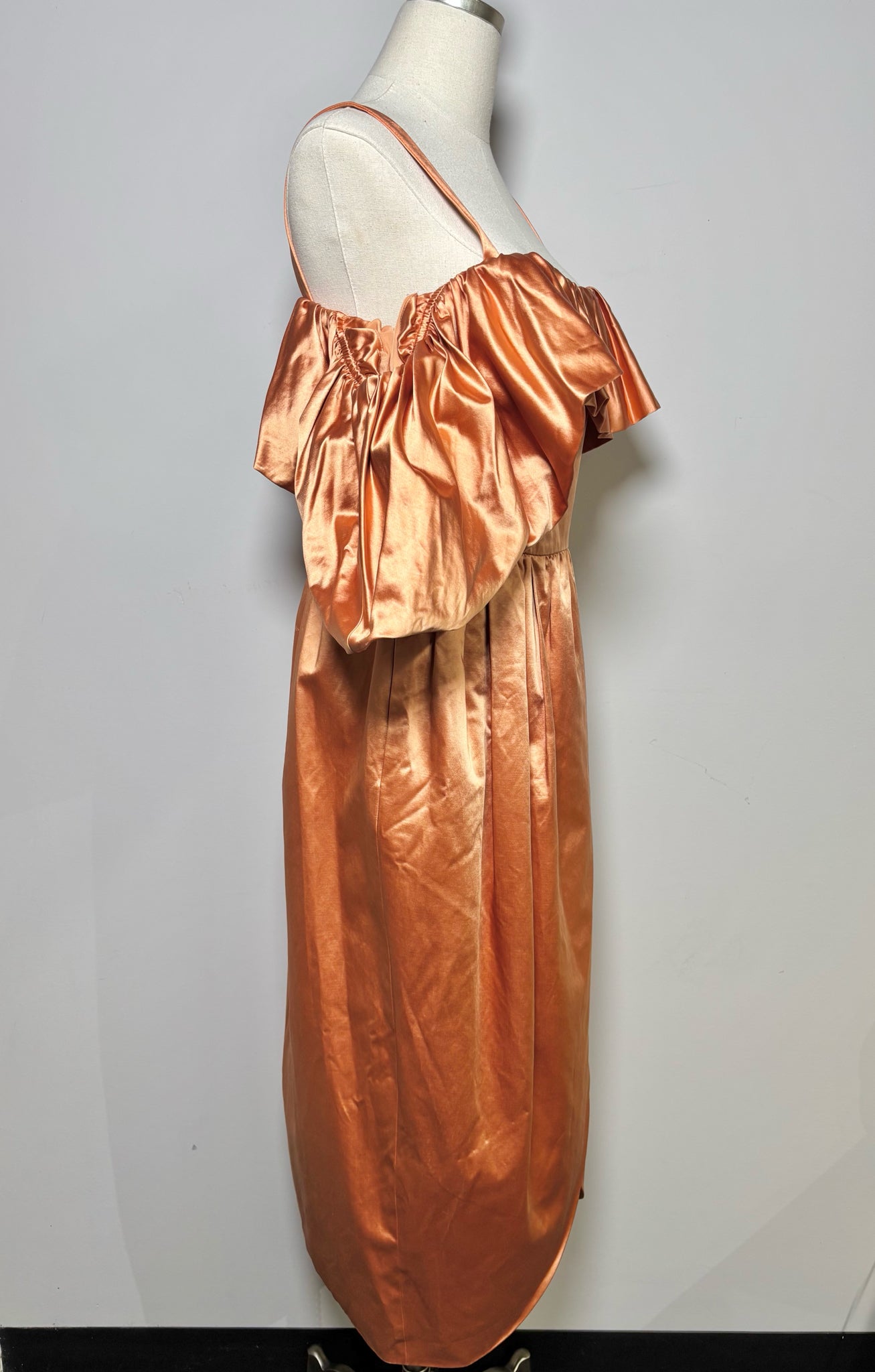 Women Size 6 Ulla Johnson Copper Solid NWT "Lellita" Dress