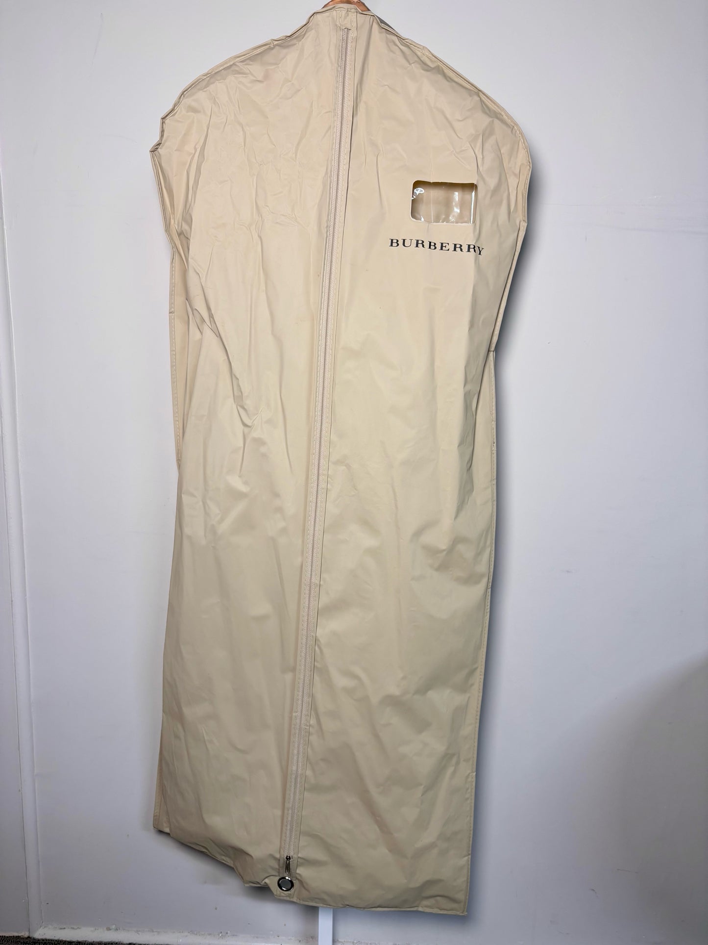 Burberry Navy 100% Wool Solid Men's Mens Size L Coat