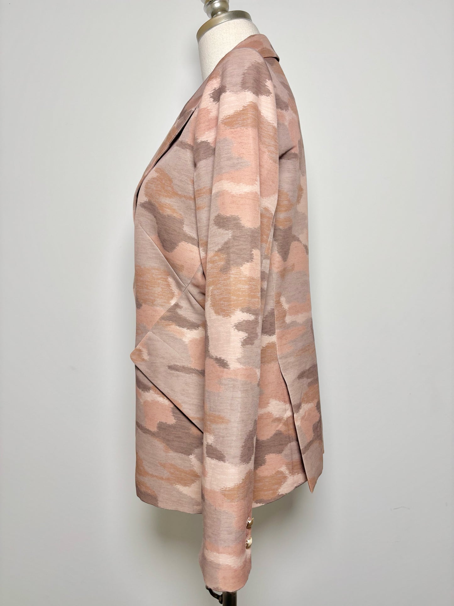 Women Size 8 L'Agence Brown Camoflage Blazer