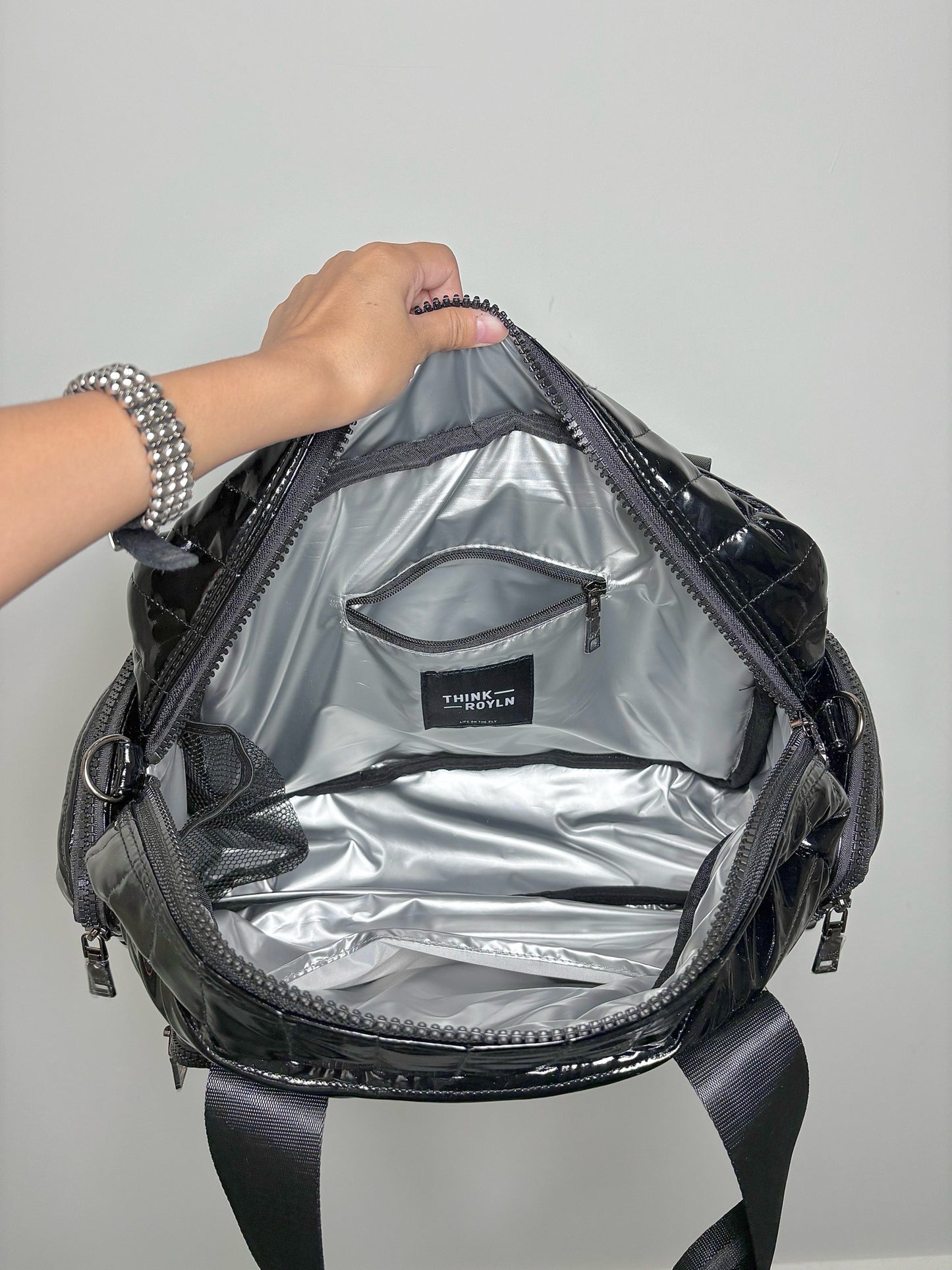 Patent Leather NWOT Think Royln Mini Duffle