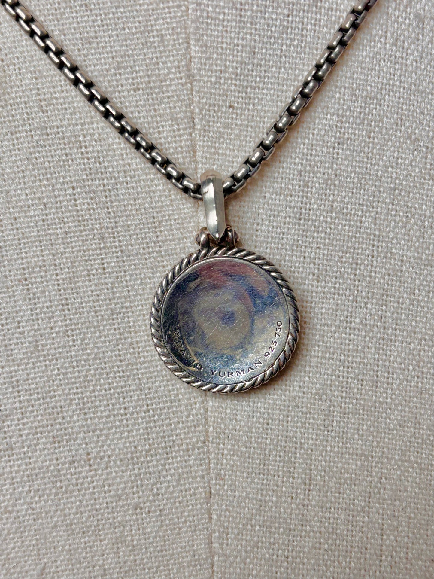 18K Gold-Finish David Yurman Diamond 18K Yellow Gold Necklace