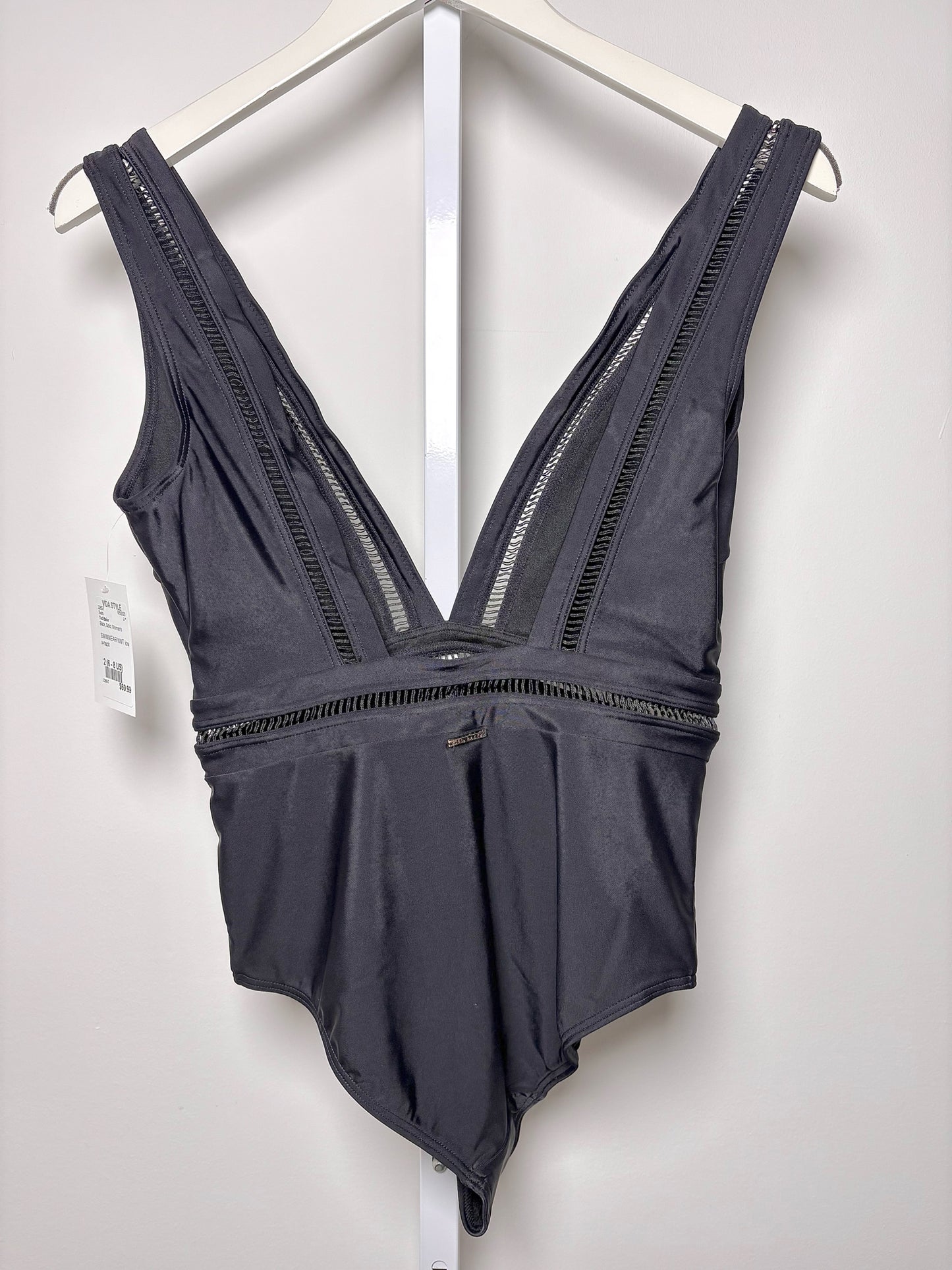 Women Size 2 (6 - 8 US) Ted Baker Black Solid Swimwear Suit
