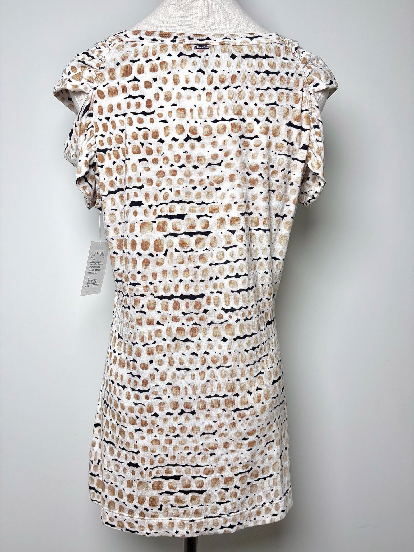 Women Size S St. John Multi-Color Polka Dot Pre-owned Top