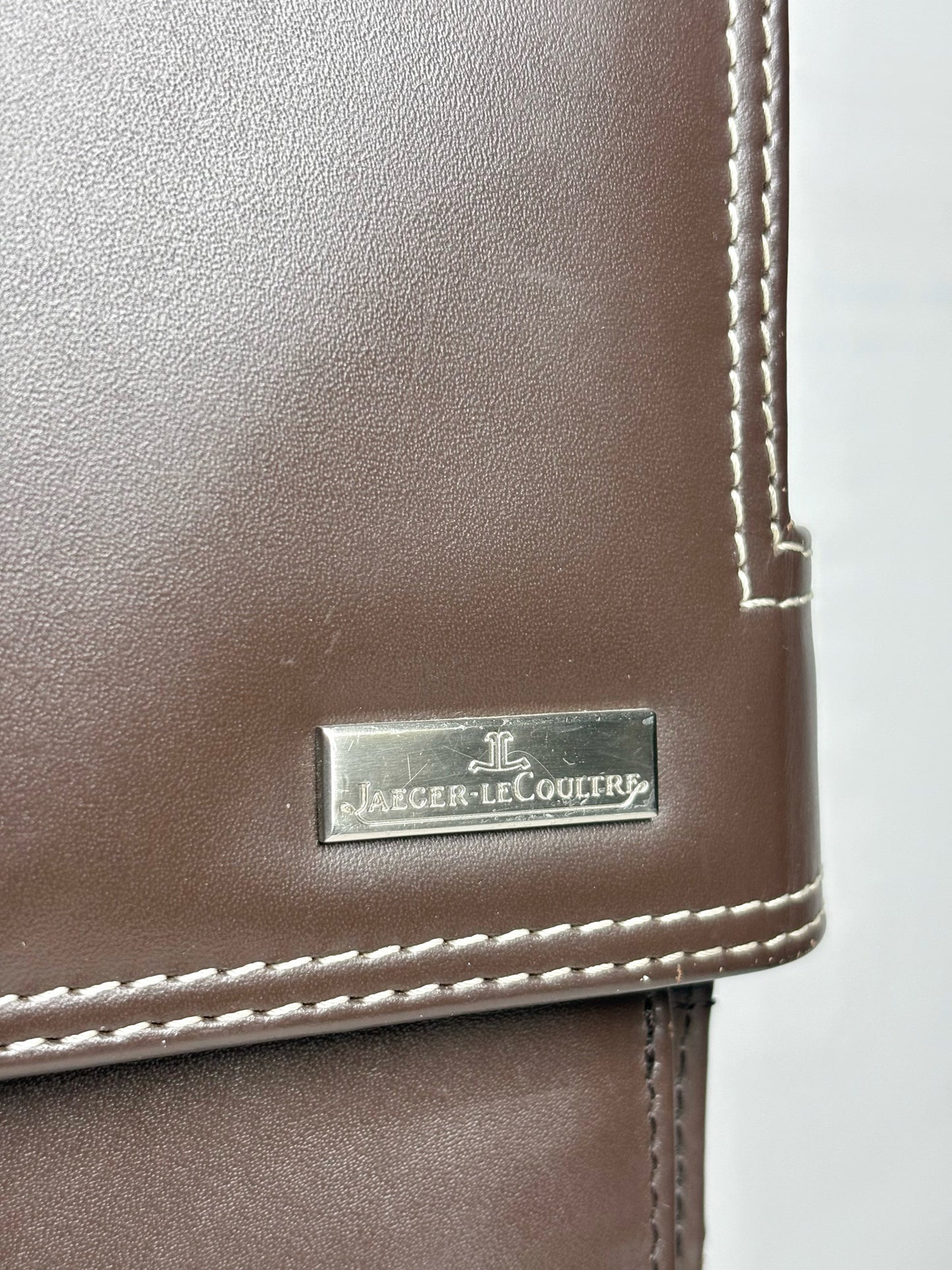 Men's Jaeger LeCoultre Leather Brown Briefase