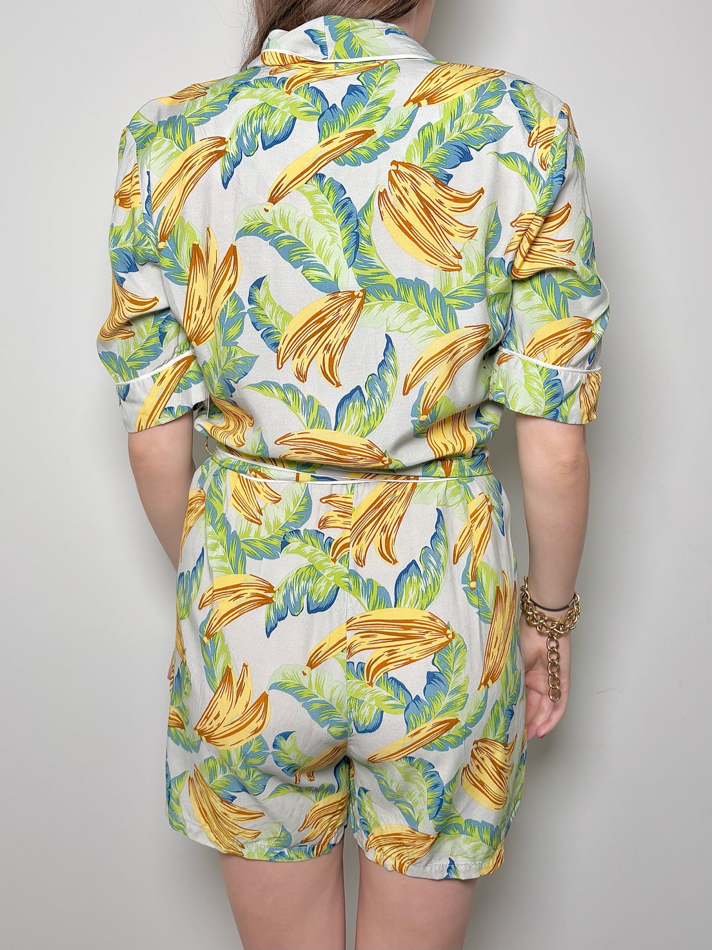 Women Size 6 Le Superbe Gray Bananas Pre-owned Jumpsuit