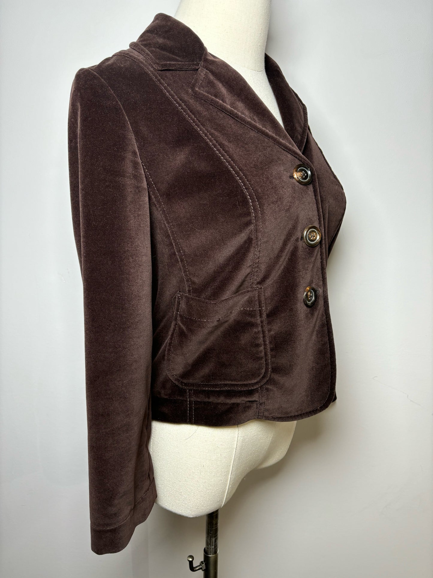 Piazza Sempione Brown Solid Blazer