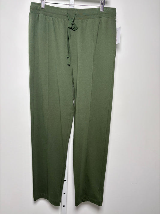 Women Size L Lilla P Olive Green Solid NWT Pants