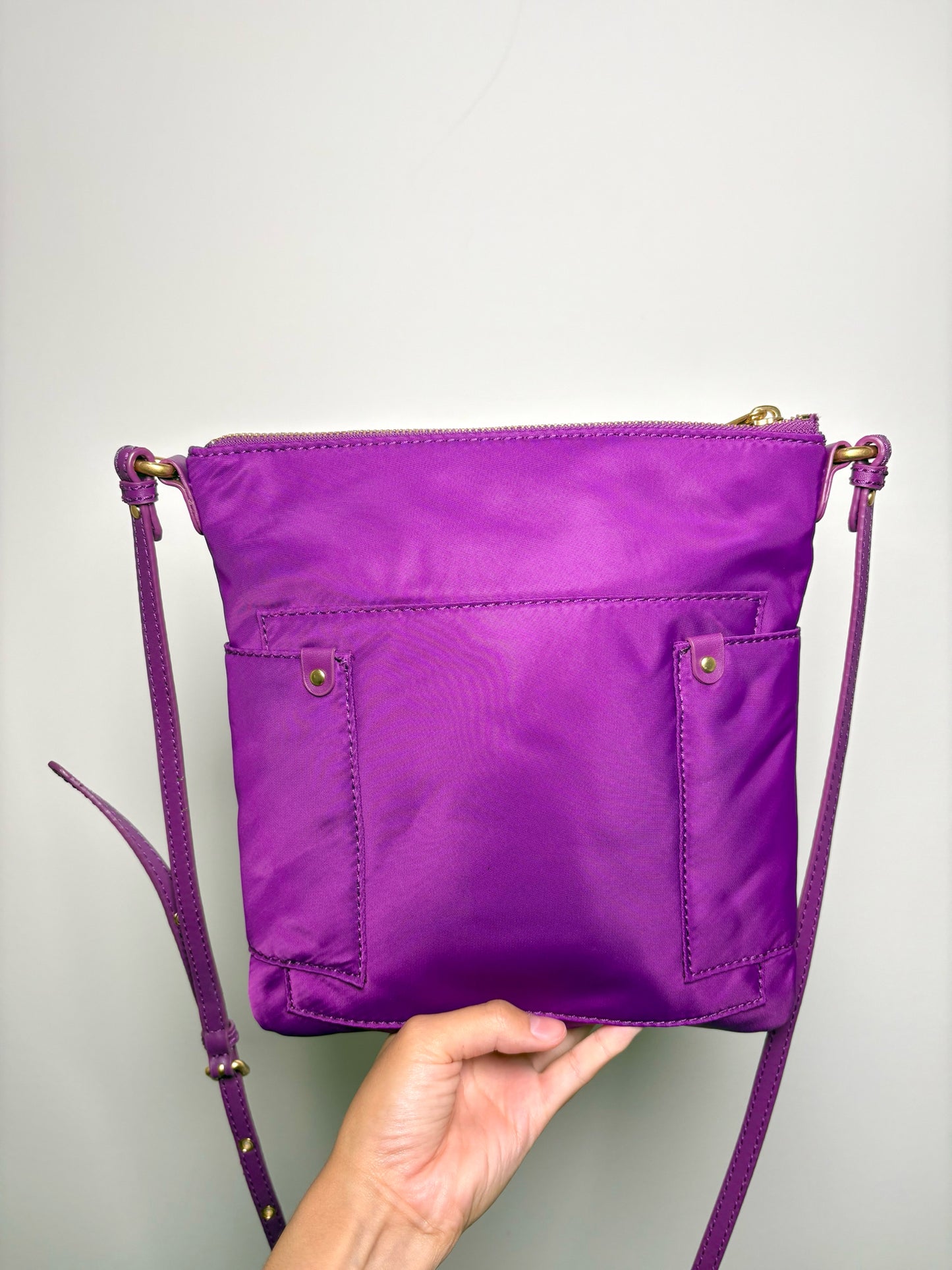 MARC by Marc Jacobs Nylon Purple Crossbody/Messenger Purse