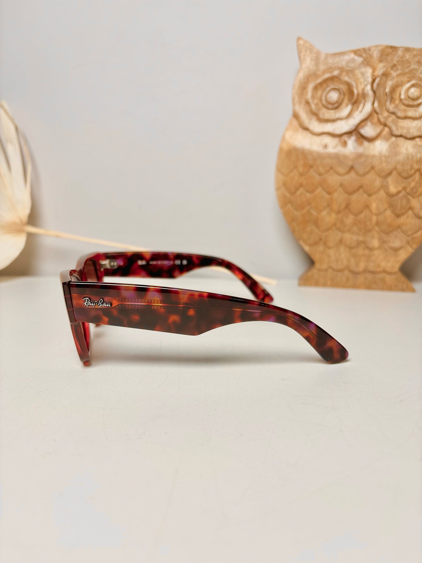 Acetate Ray Ban Red Sunglasses