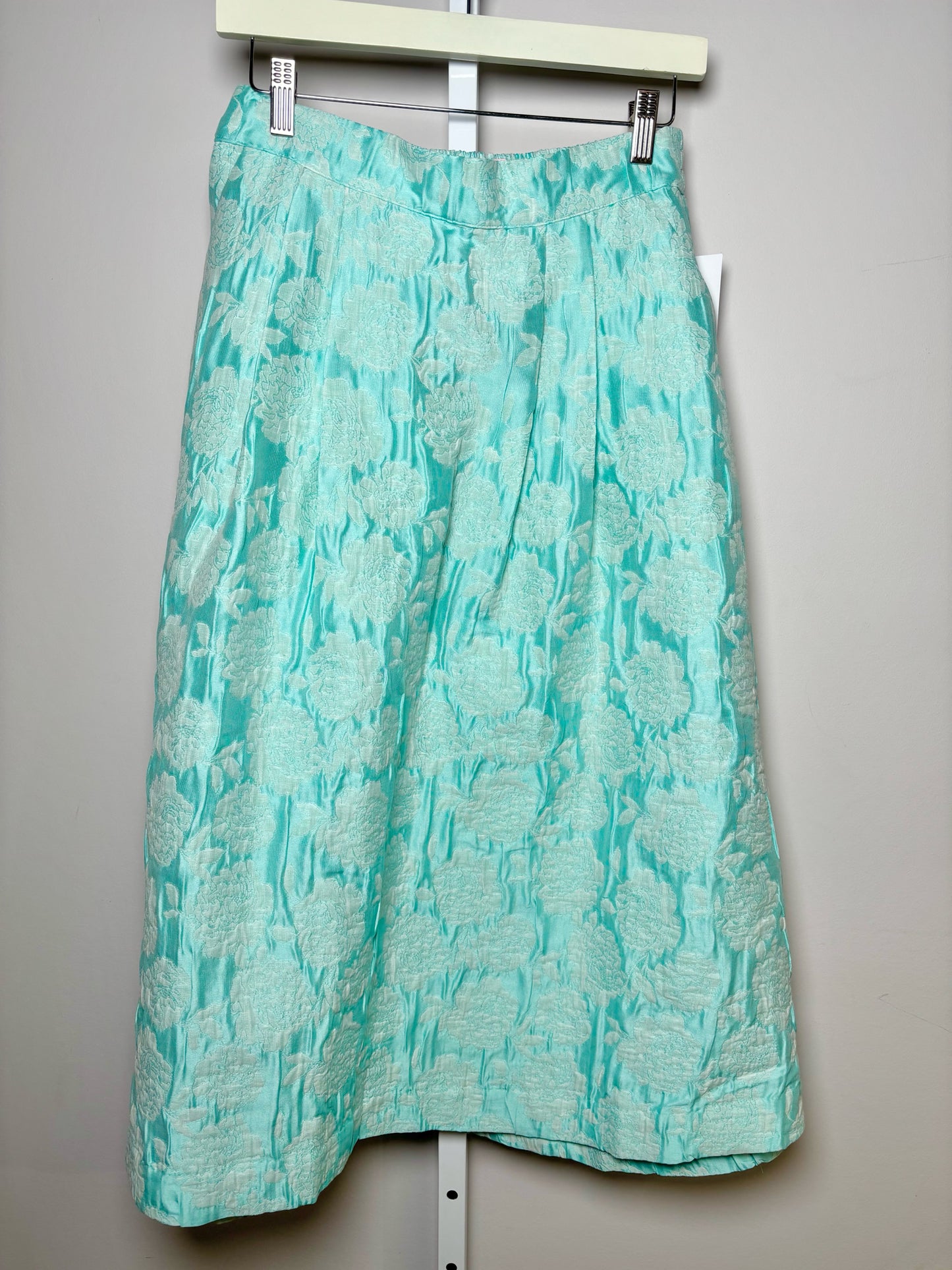 Women Size M Buru Blue Floral Skirt