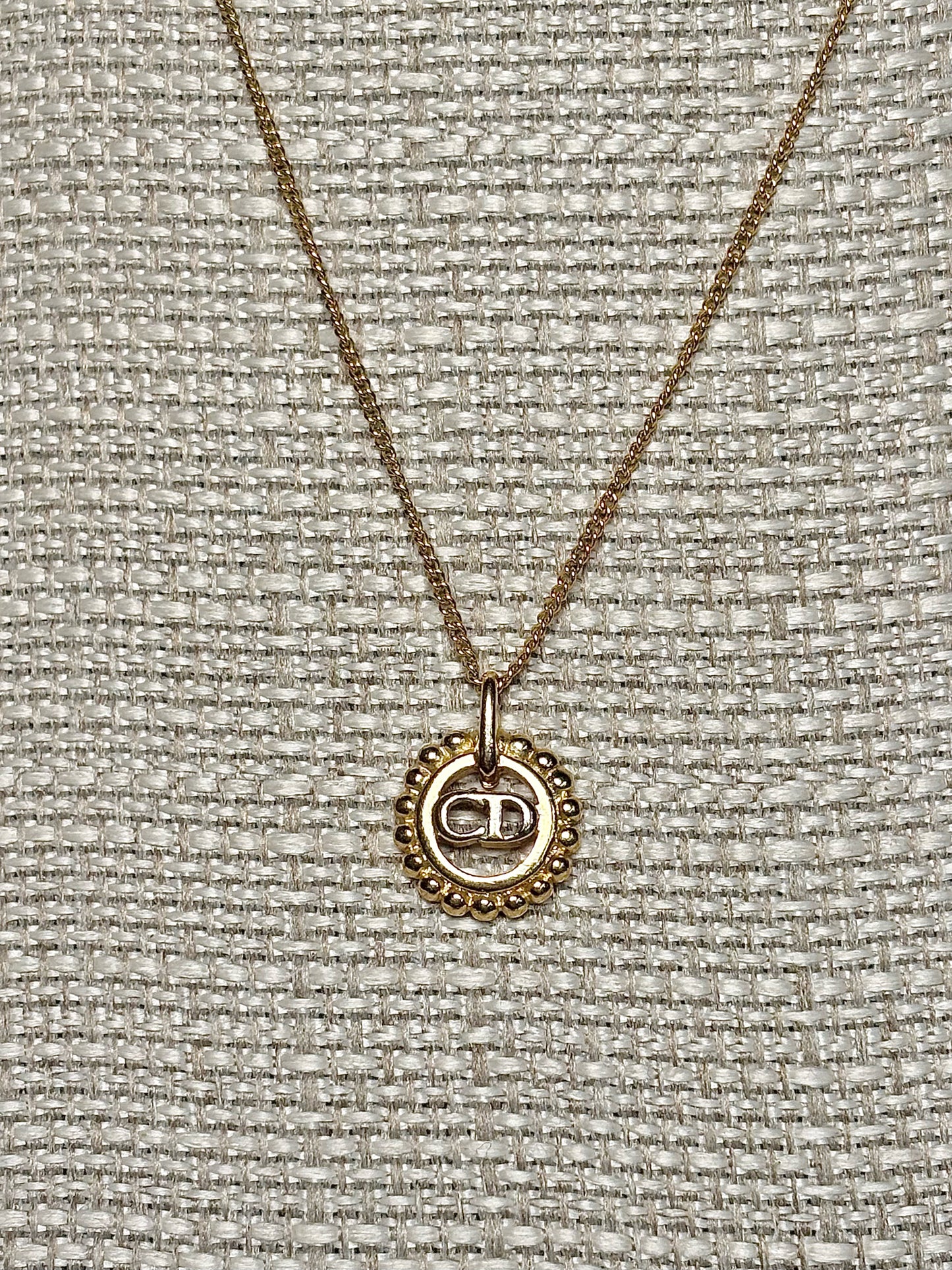 Gold Plated Christian Dior Necklace