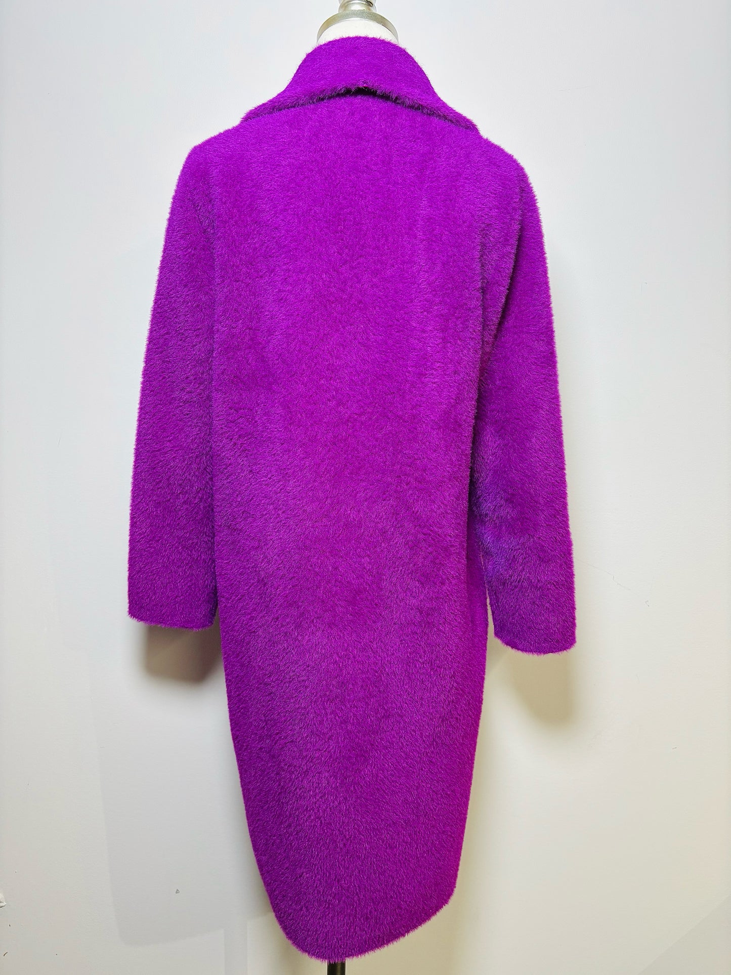 Women Size S/P Joseph Ribkoff Purple Solid Cardigan NWT Sweater