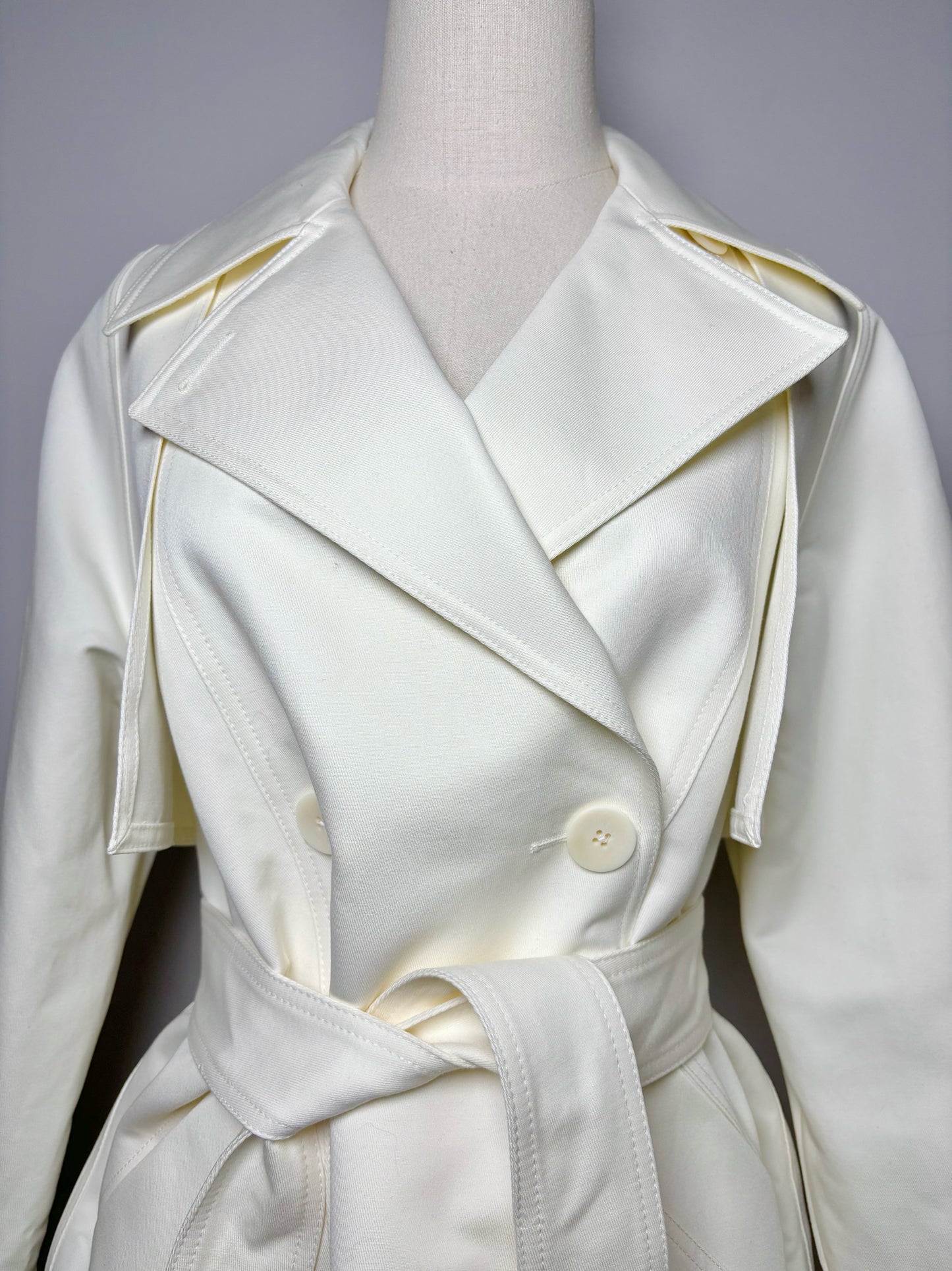 Women Size M Massimo Dutti White Coat