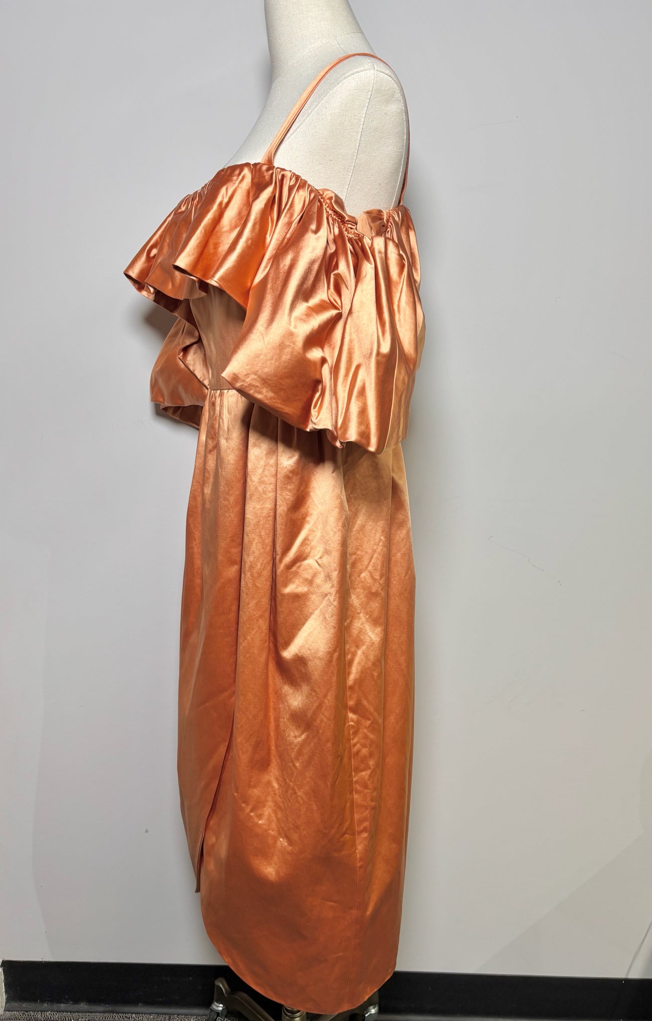 Women Size 6 Ulla Johnson Copper Solid NWT "Lellita" Dress
