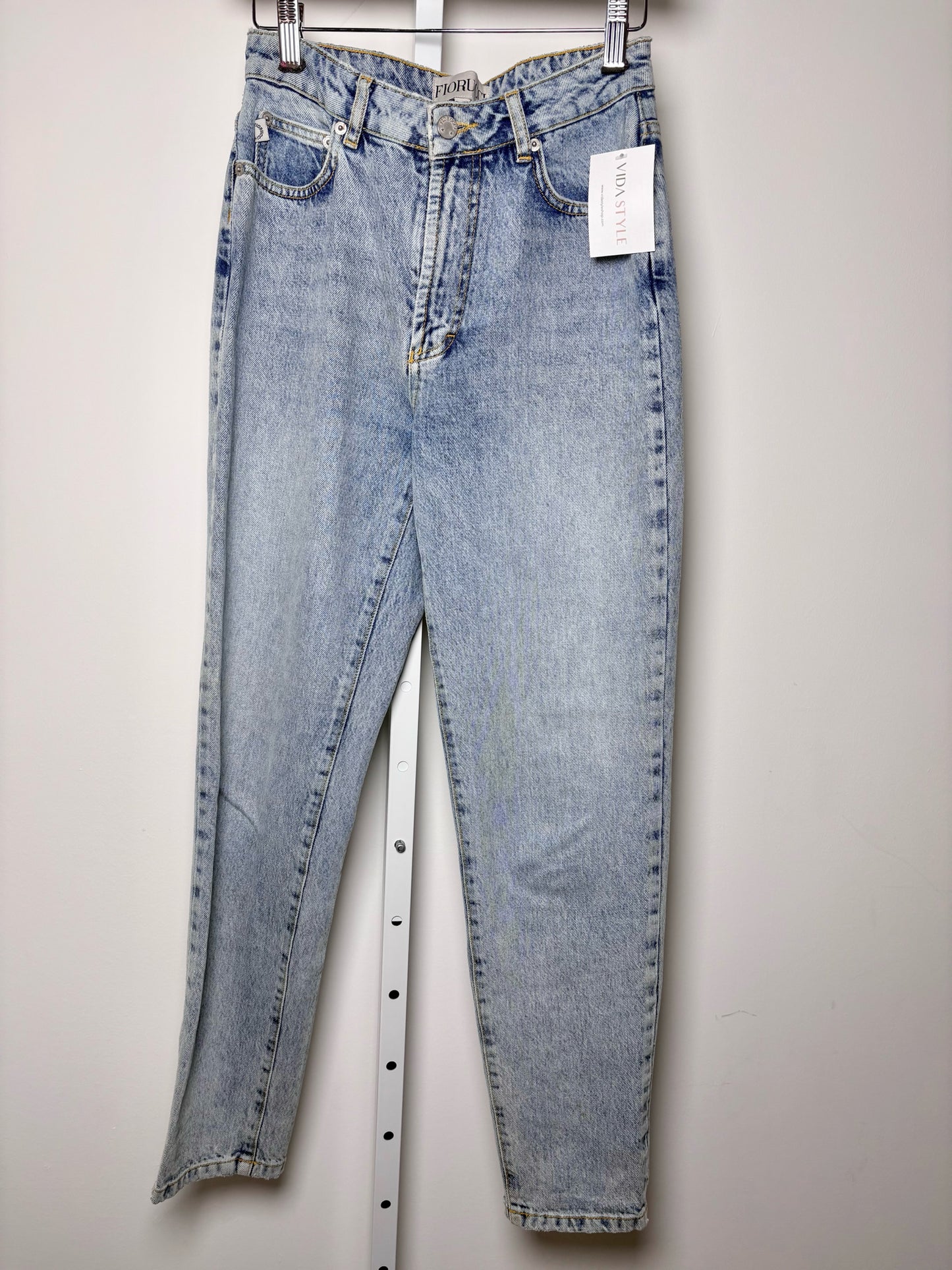 Women Size 27 (4) Fuoricci Light Blue Cherub Angels Jeans
