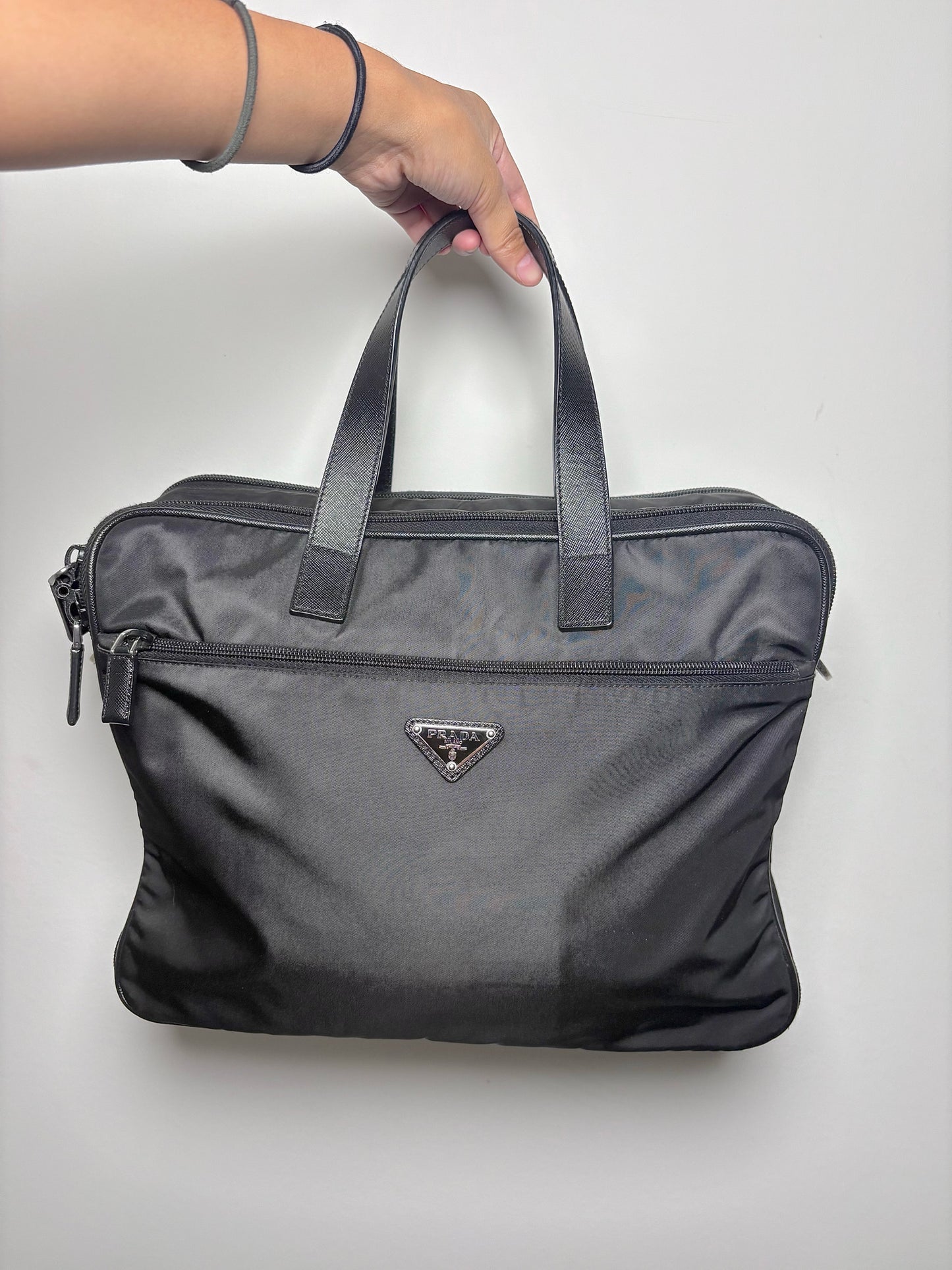 Tessuto Nylon Prada Pre-owned Briefcase