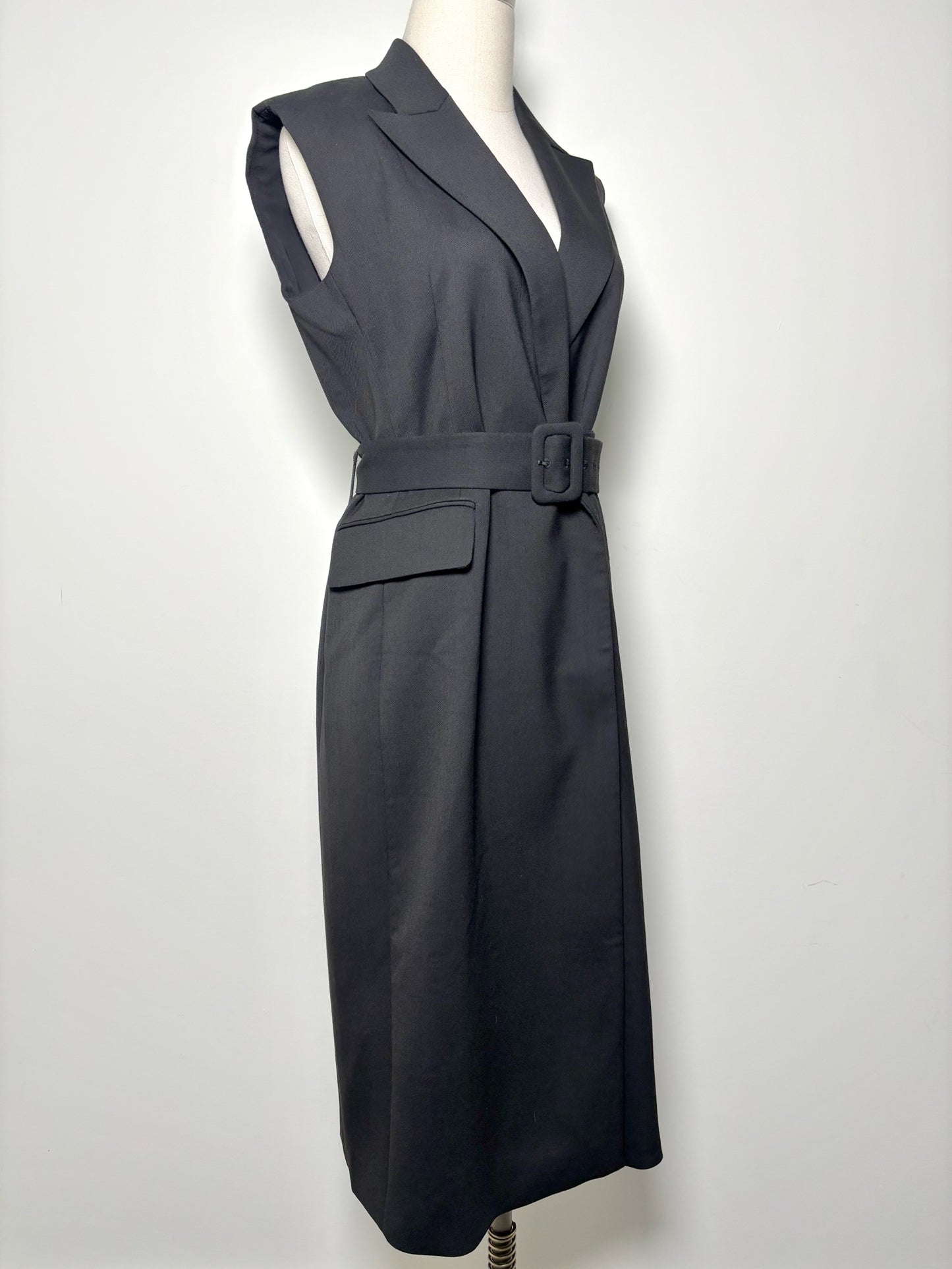Women Size (2-4/S) Ted Baker Black Vest NWT Dress