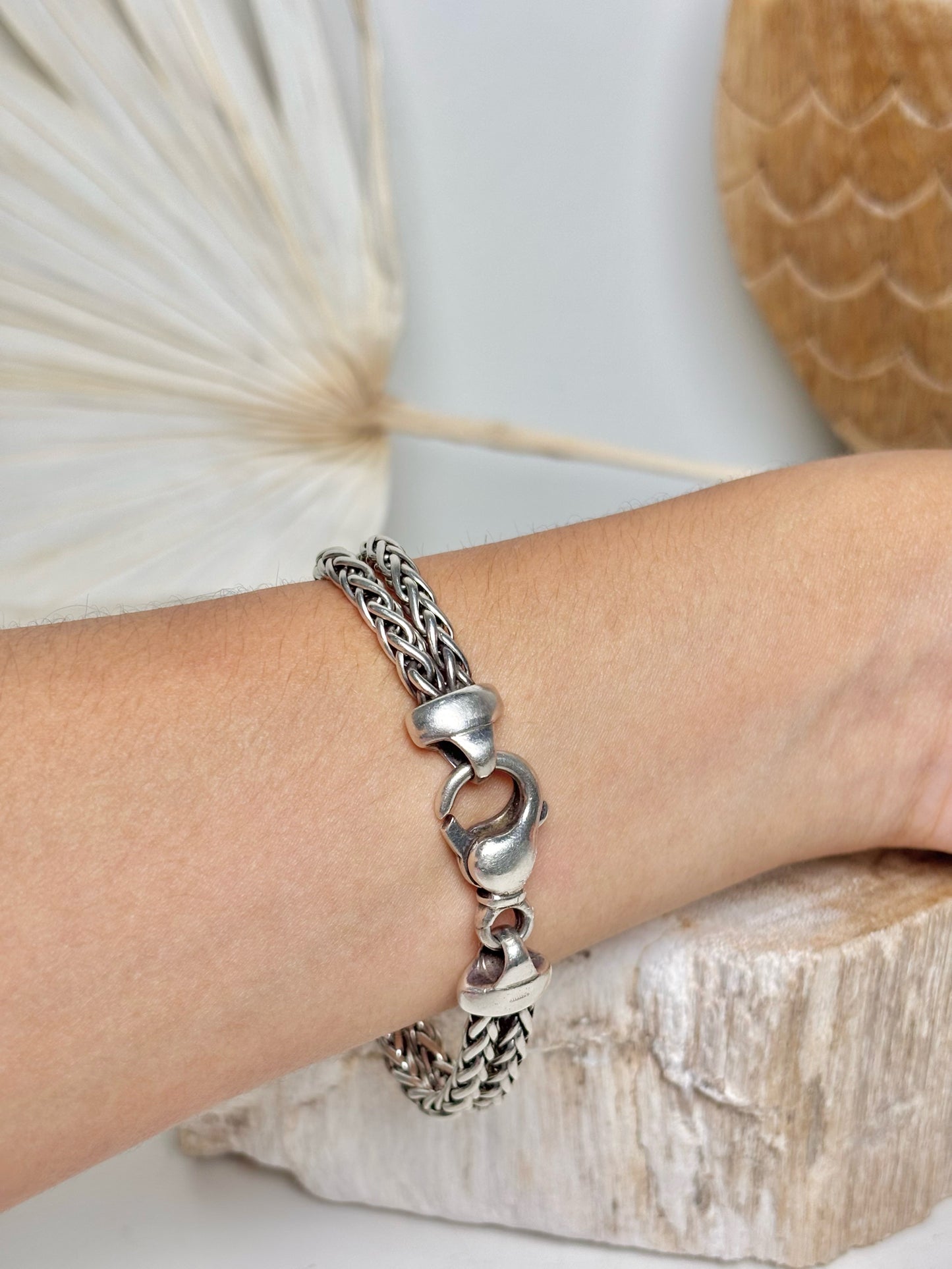 Sterling Silver 925 Chain Links Pre-owned Bracelet