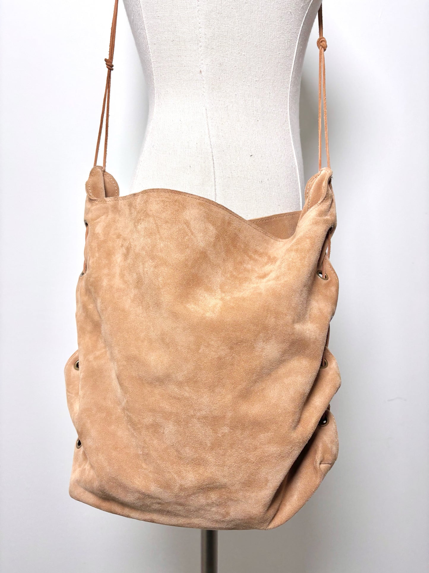 Zimmermann Solid Suede Camel Suede Purse