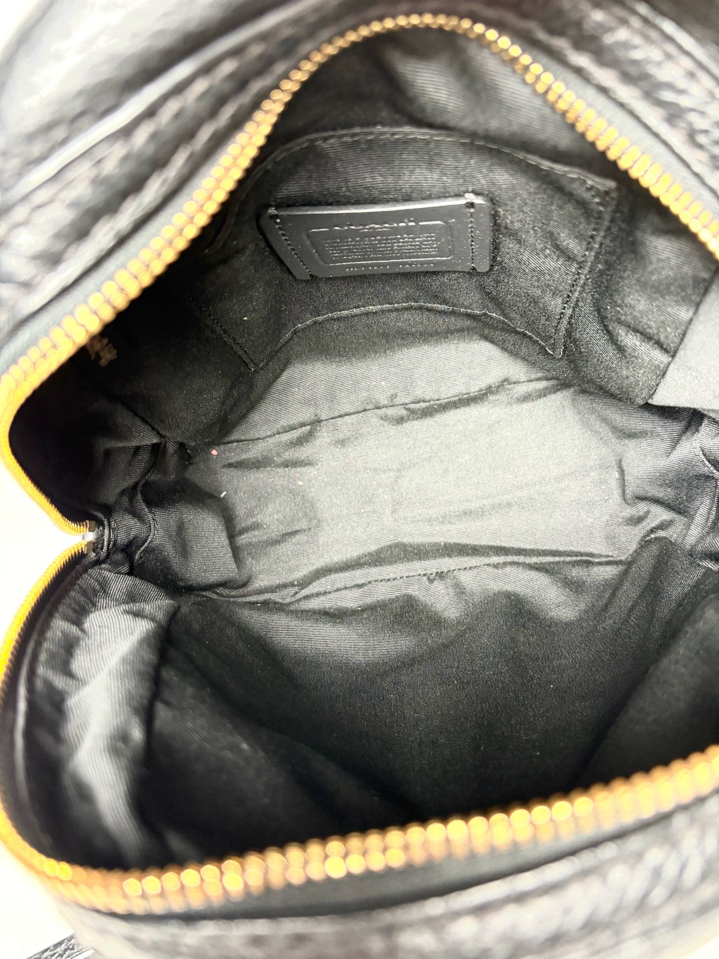 Coach Andi #F30530 Leather Pre-owned Black Cowhide Purse