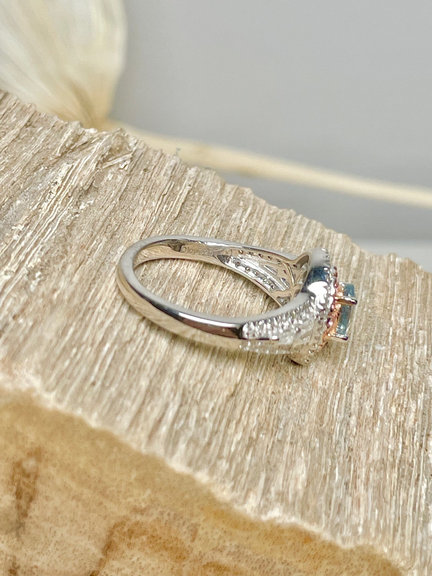 Sterling Silver Beroke Apatite Blue, Pink 7 Ring