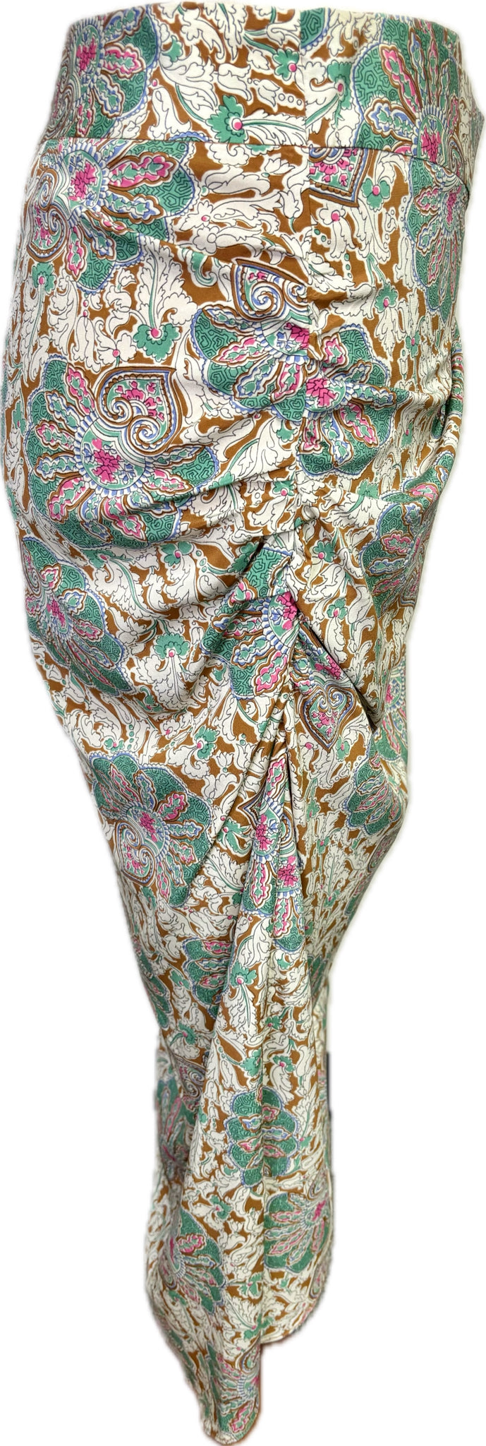 Veronica Beard Floral Silk Skirt