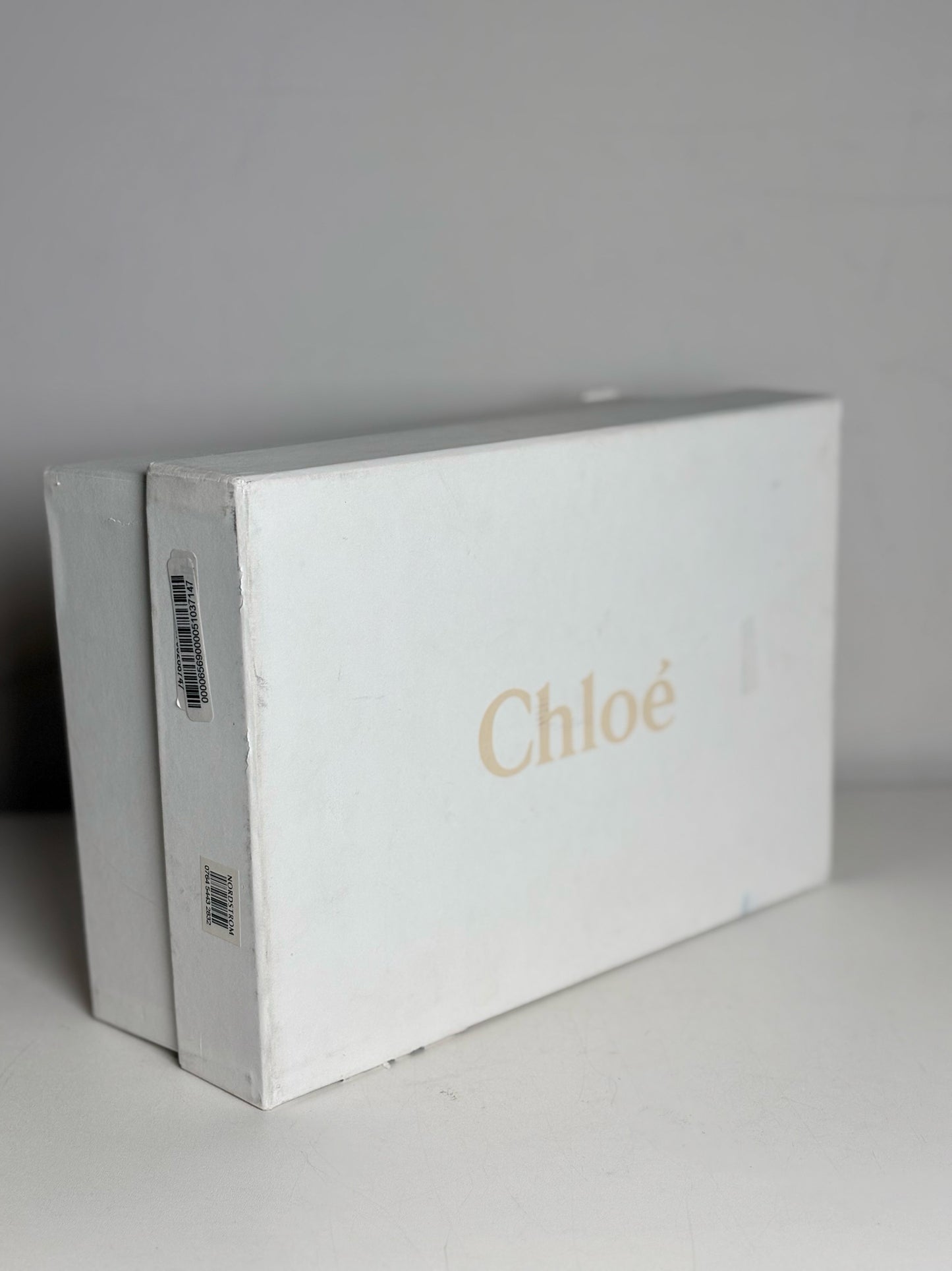 W Shoe Size 41 (10.5 US) Chloe Silver Suede Leather Women's Pre-owned Pump