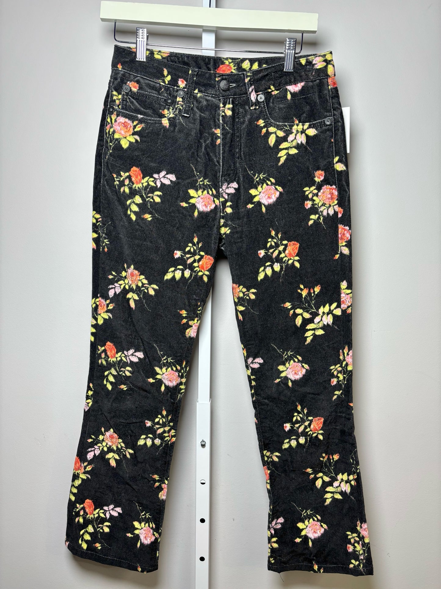 Women Size 26 R13 Roses Pants