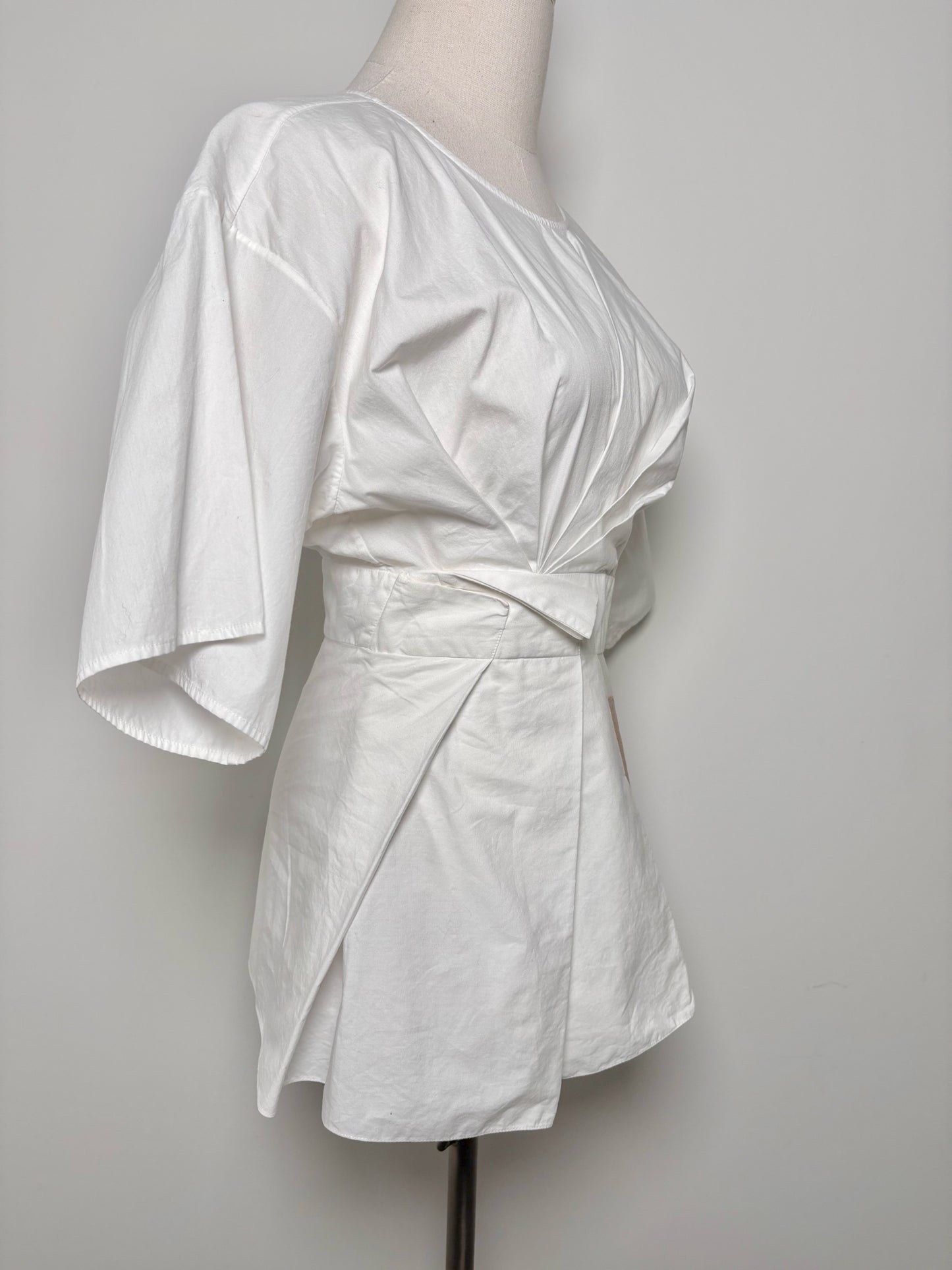 Women Size 34 (2) Jonathan Saunders White Solid Cotton Shirt