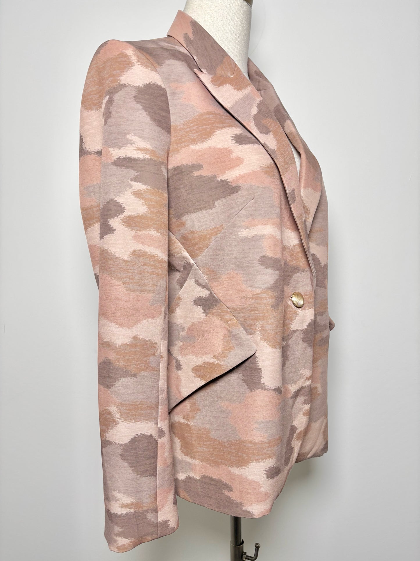 Women Size 8 L'Agence Brown Camoflage Blazer