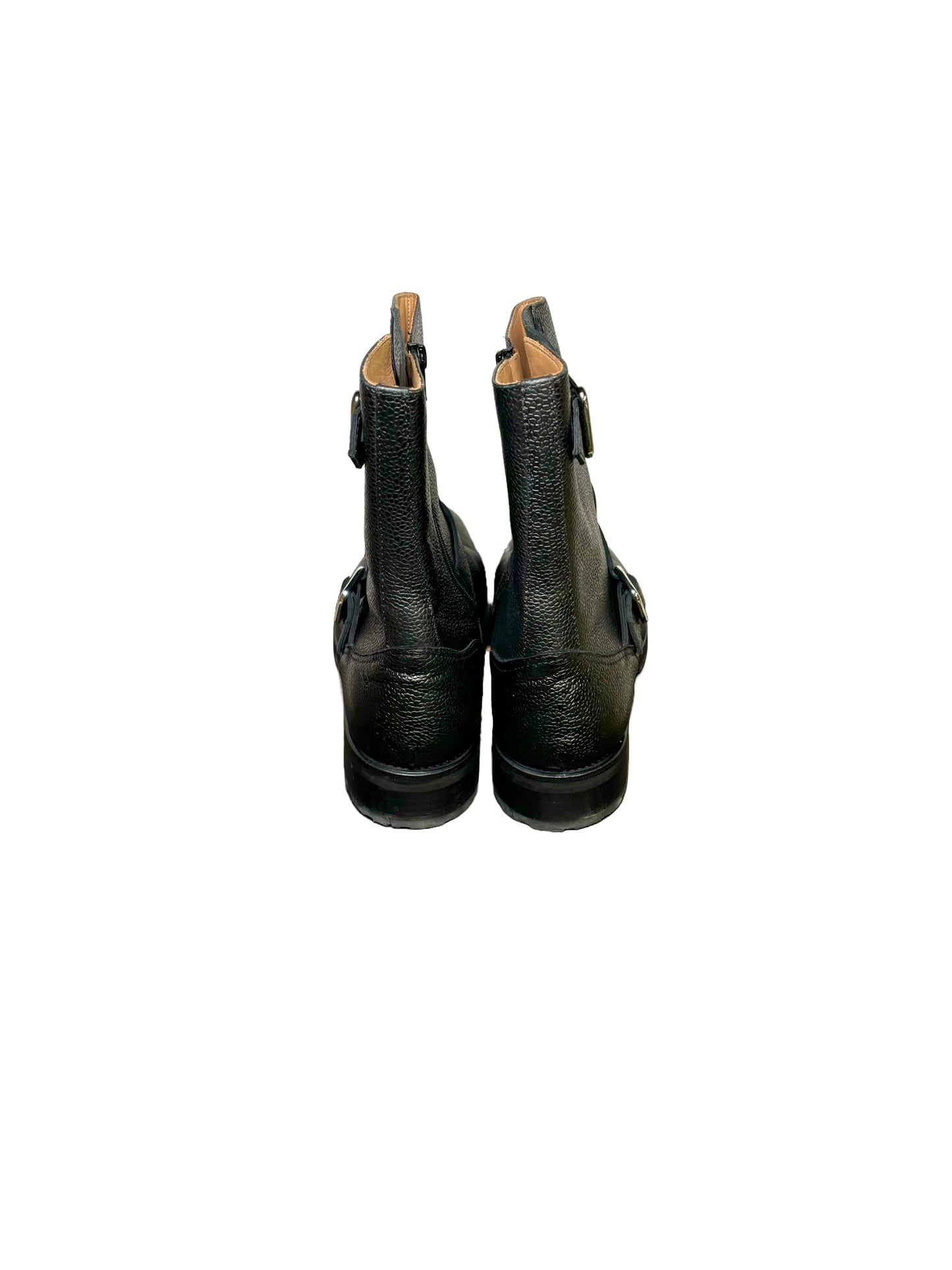 Mens Shoe Size 11 Paul Stuart Black Leather Solid Men's Boots
