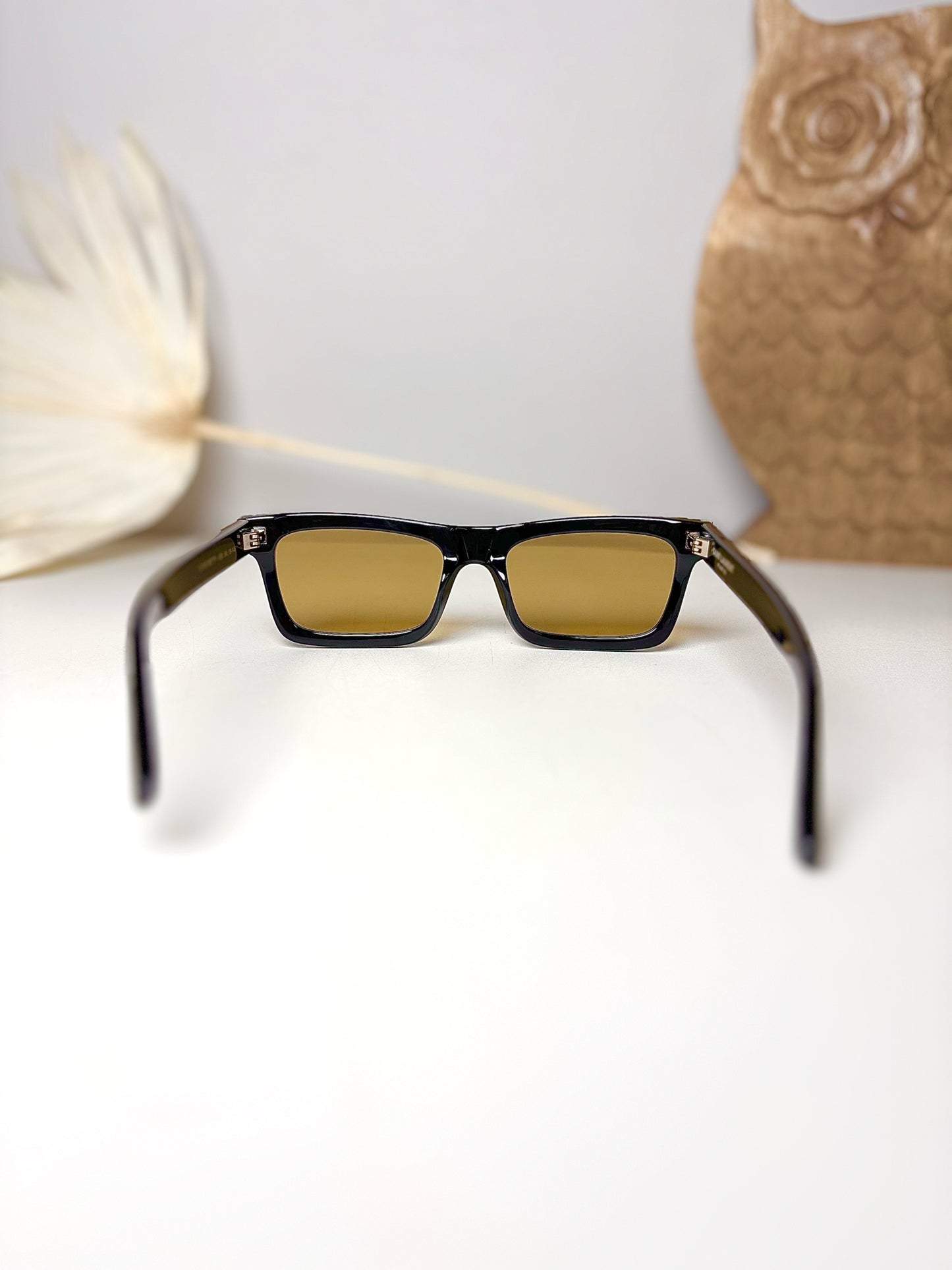 Saint Laurent Black New Wave Sunglasses