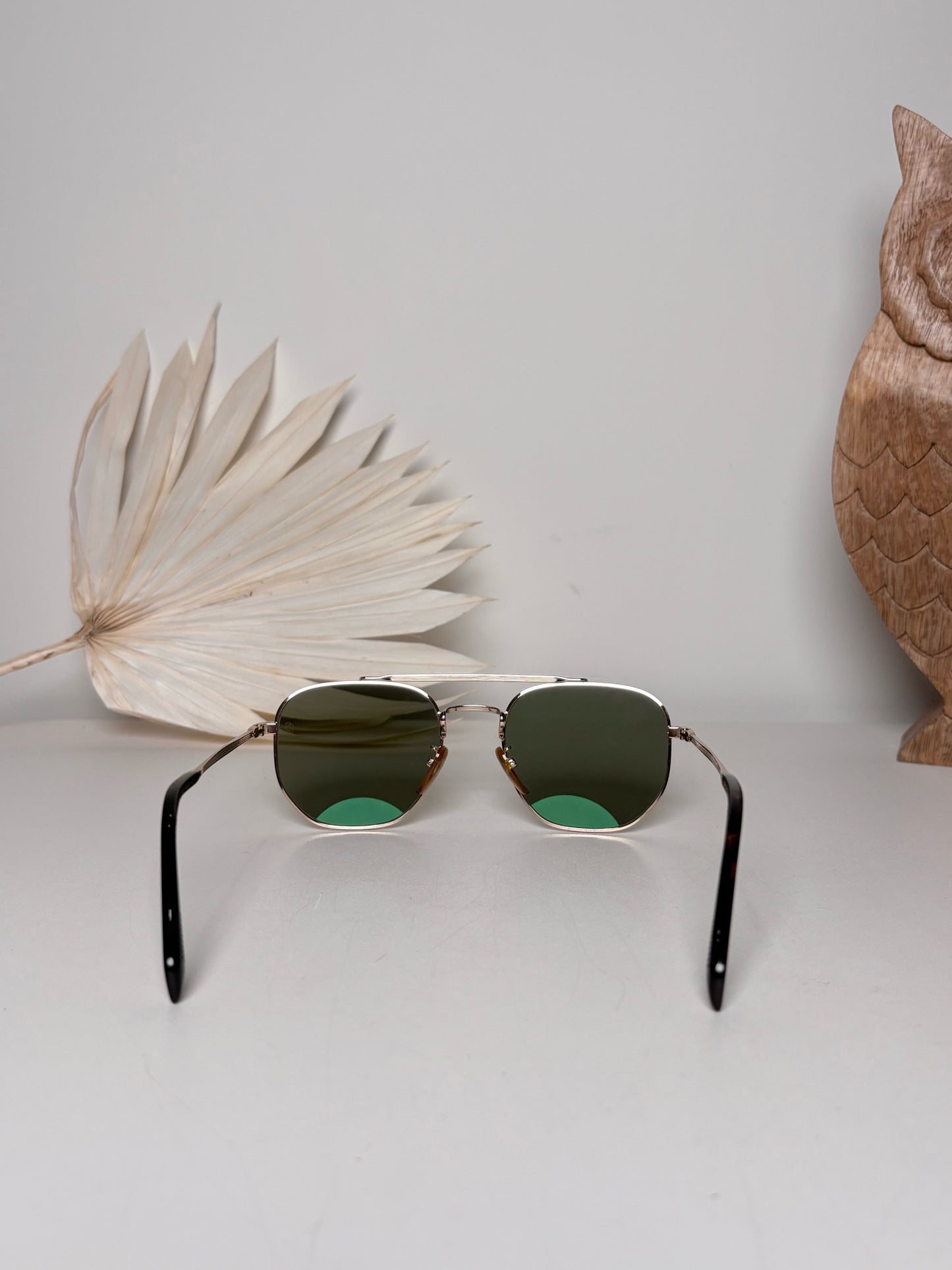 Men's David Beckham Gold Sunglasses
