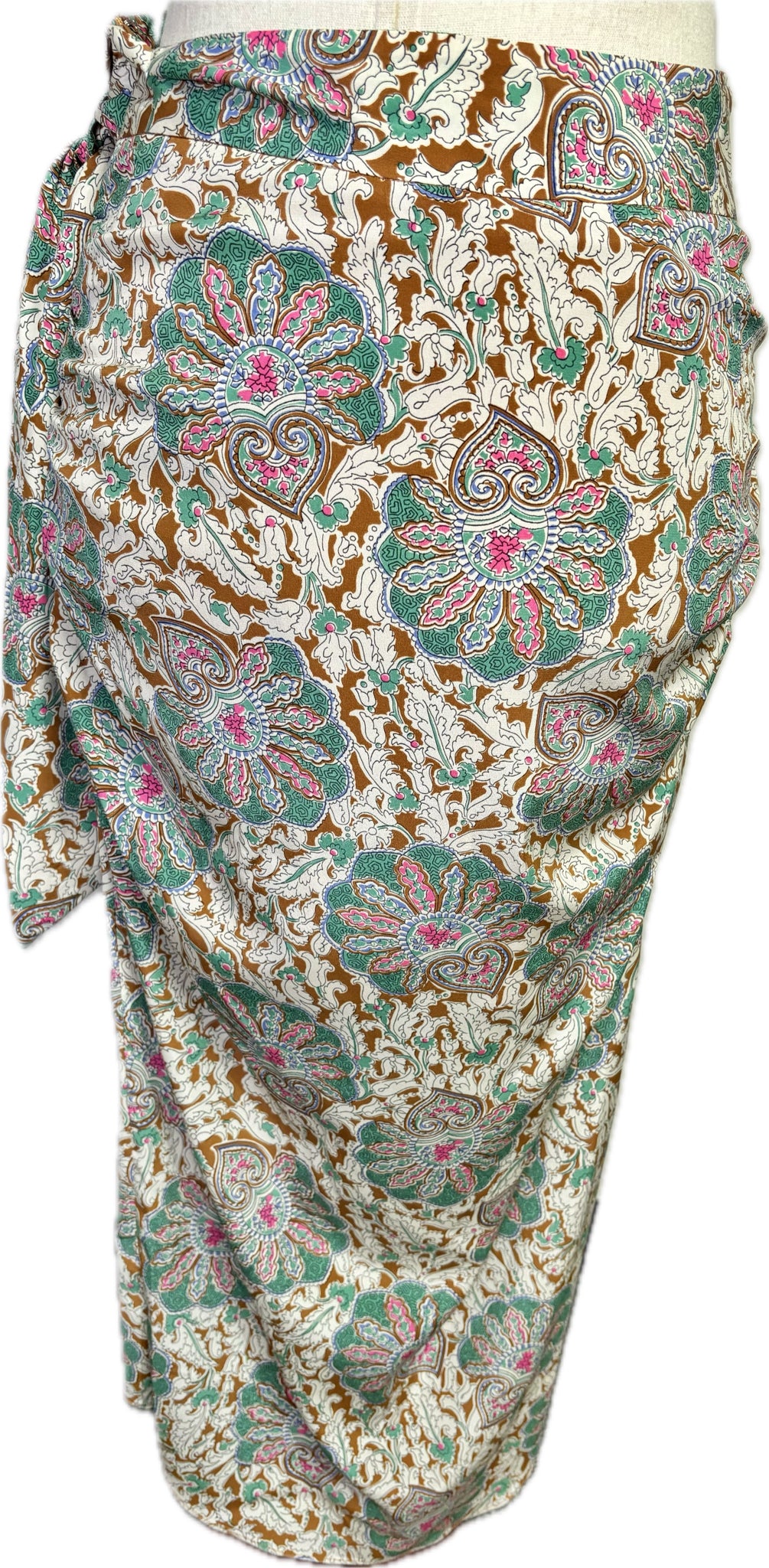 Veronica Beard Floral Silk Skirt