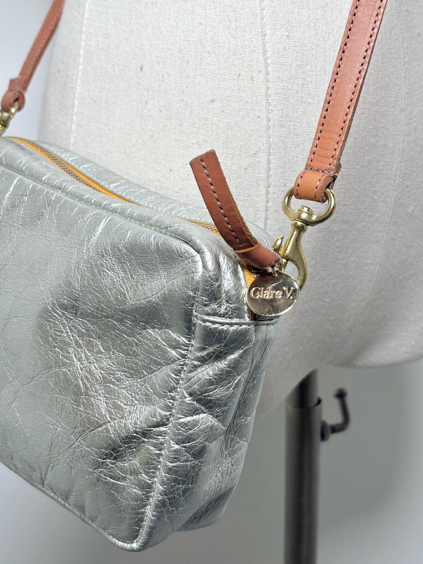 Leather Clare V. Pre-owned Small Purse