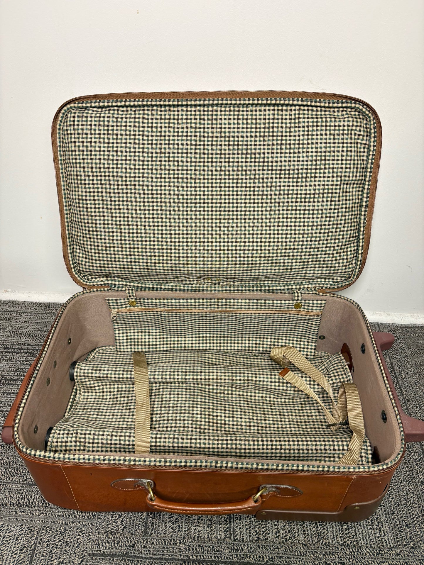 Men's Marley Hodgson Leather Cowhide Chestnut Brown No. 51 Suitcase