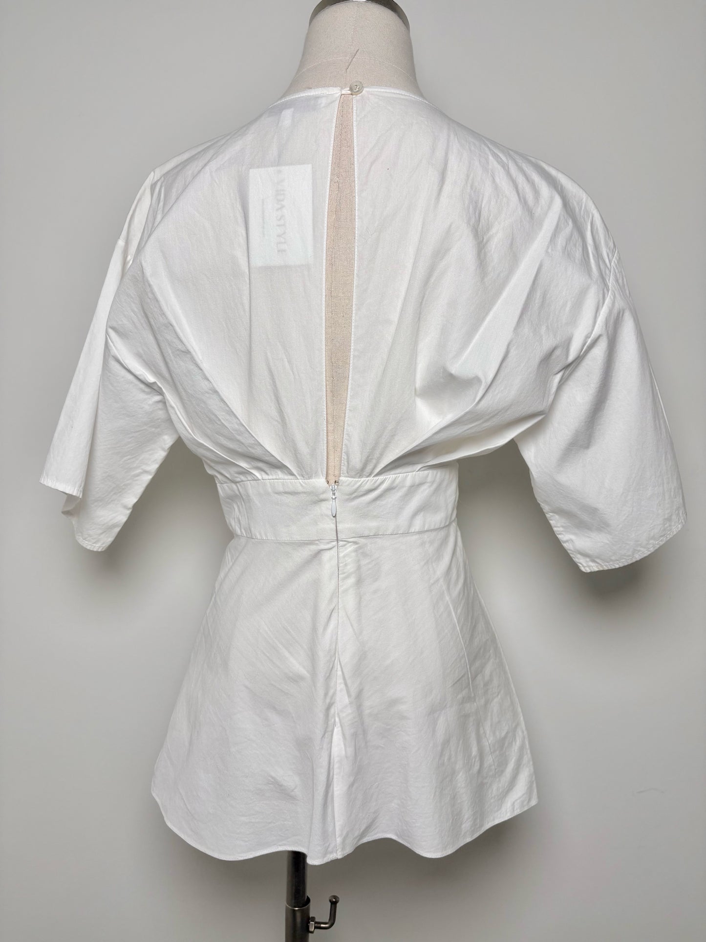 Women Size 34 (2) Jonathan Saunders White Solid Cotton Shirt