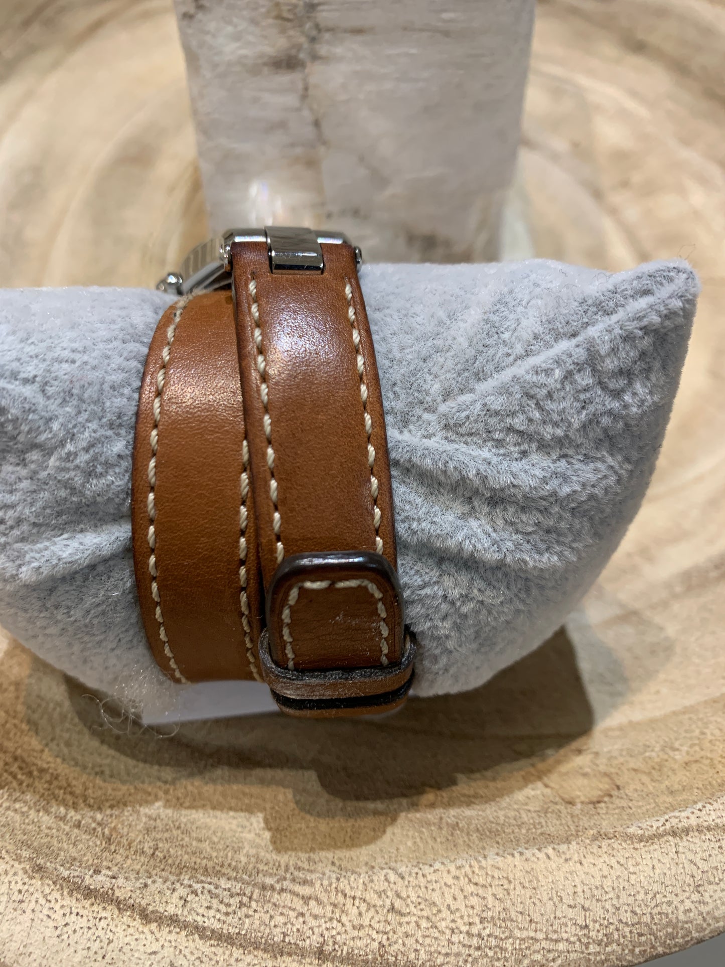 Baume & Mercier Wrap Leather Strap Watch