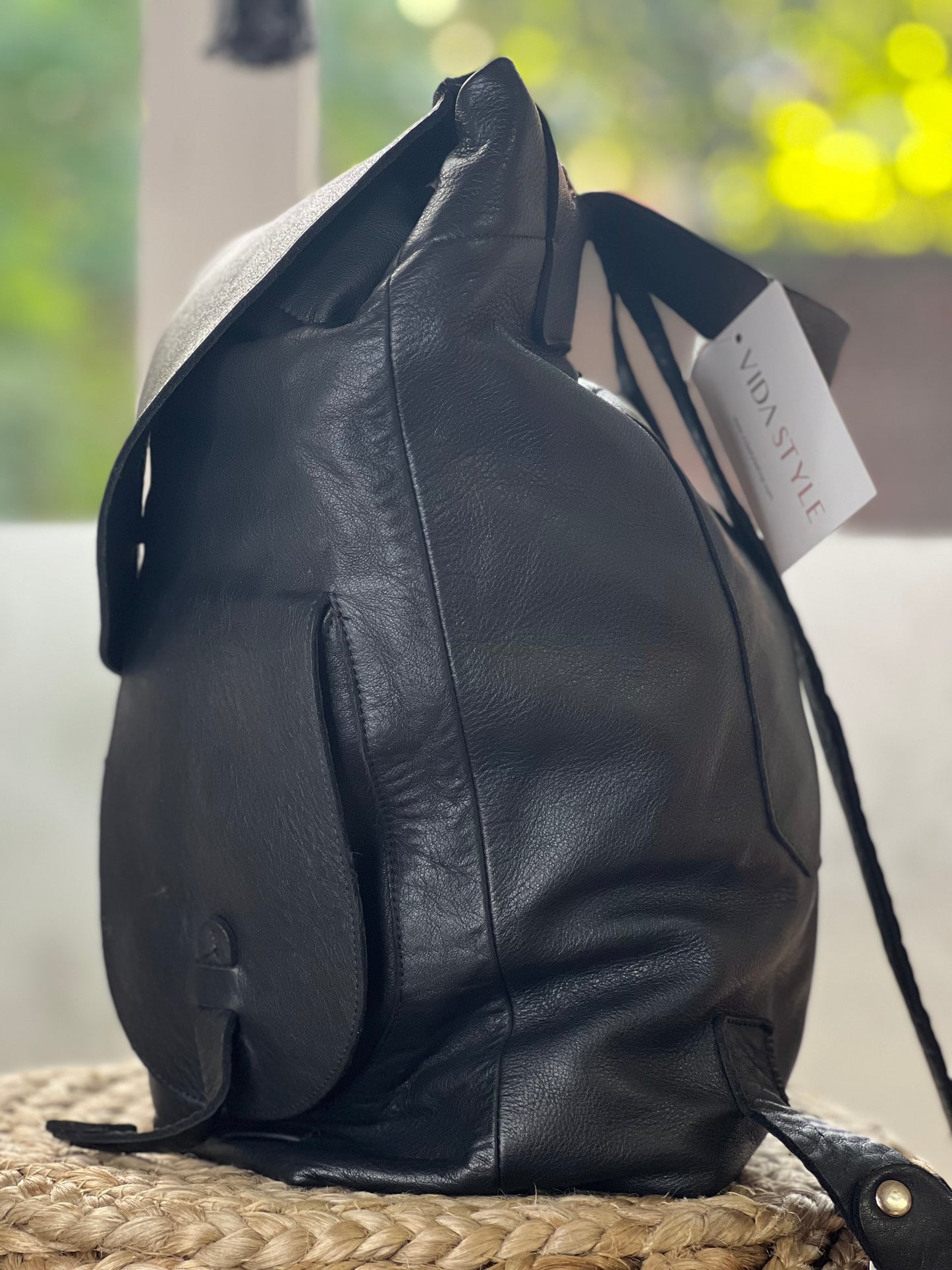 Daniella Lehavi Black Soft Leather Backpack