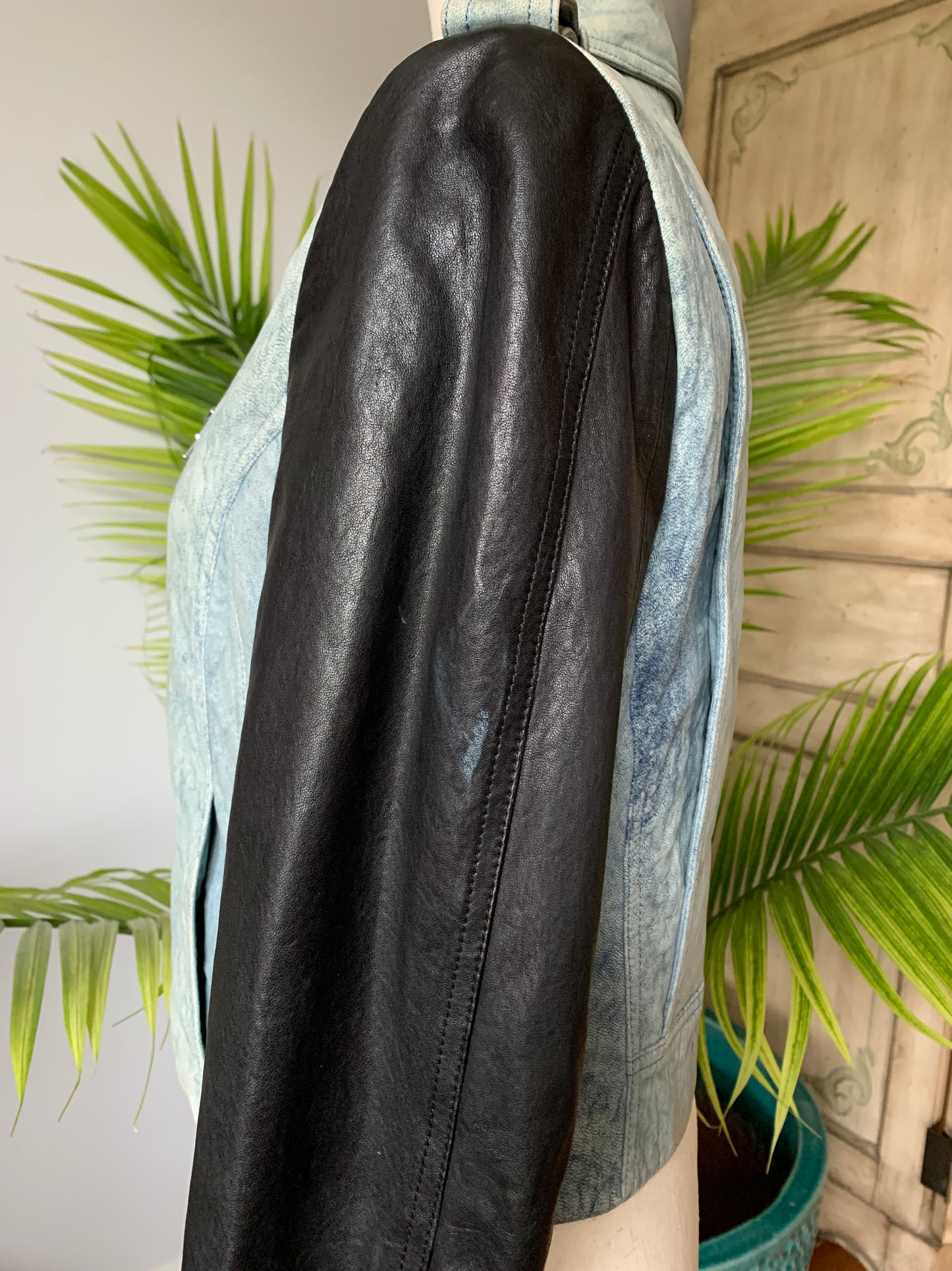 Alexander Wang Leather Biker Jacket Sz. 8 Medium