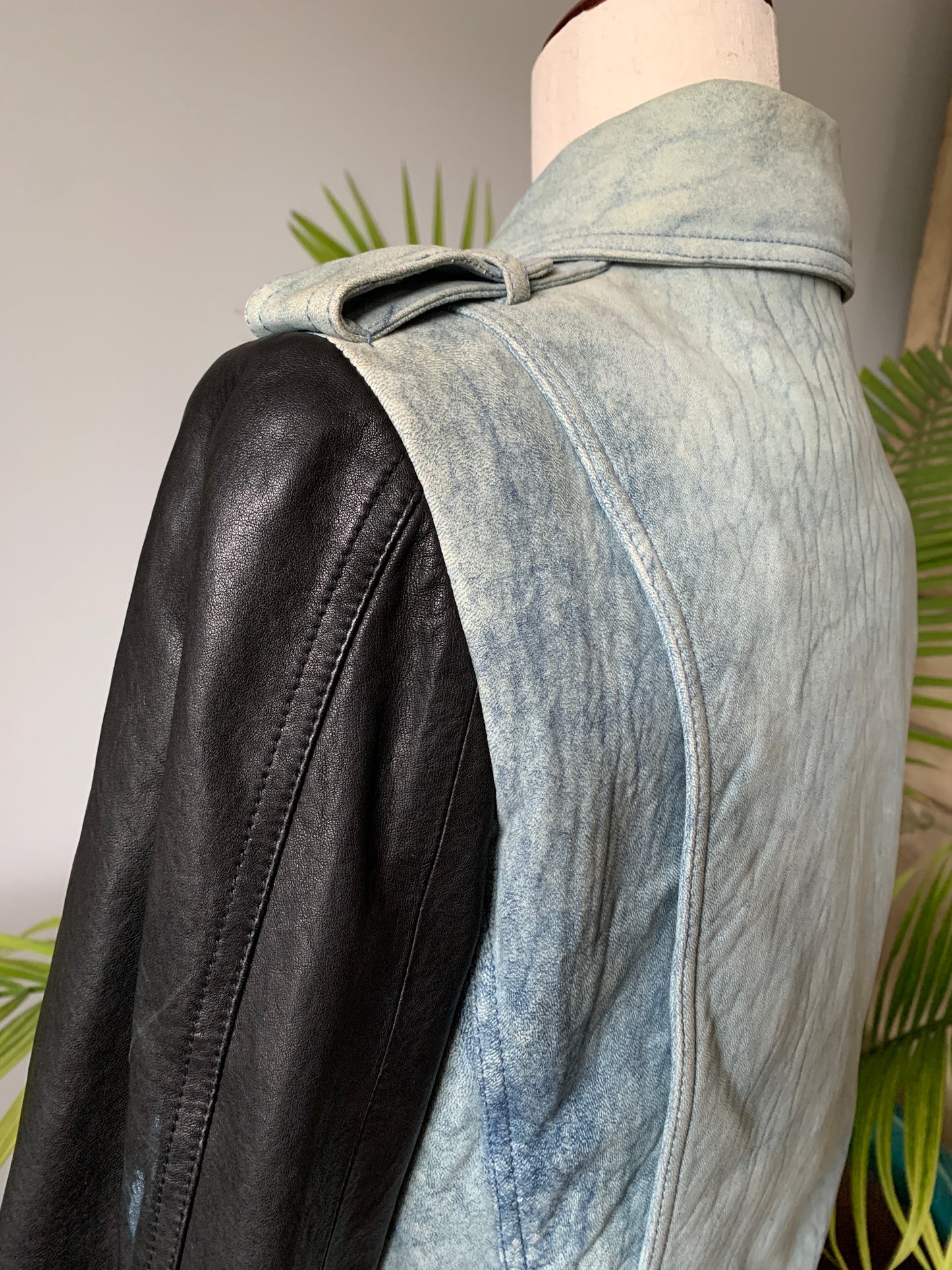 Alexander Wang Leather Biker Jacket Sz. 8 Medium
