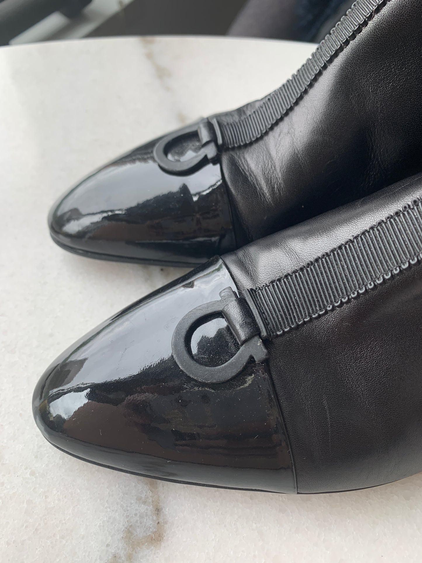 Salvatore Ferragamo Black Leather Boots Sz 7