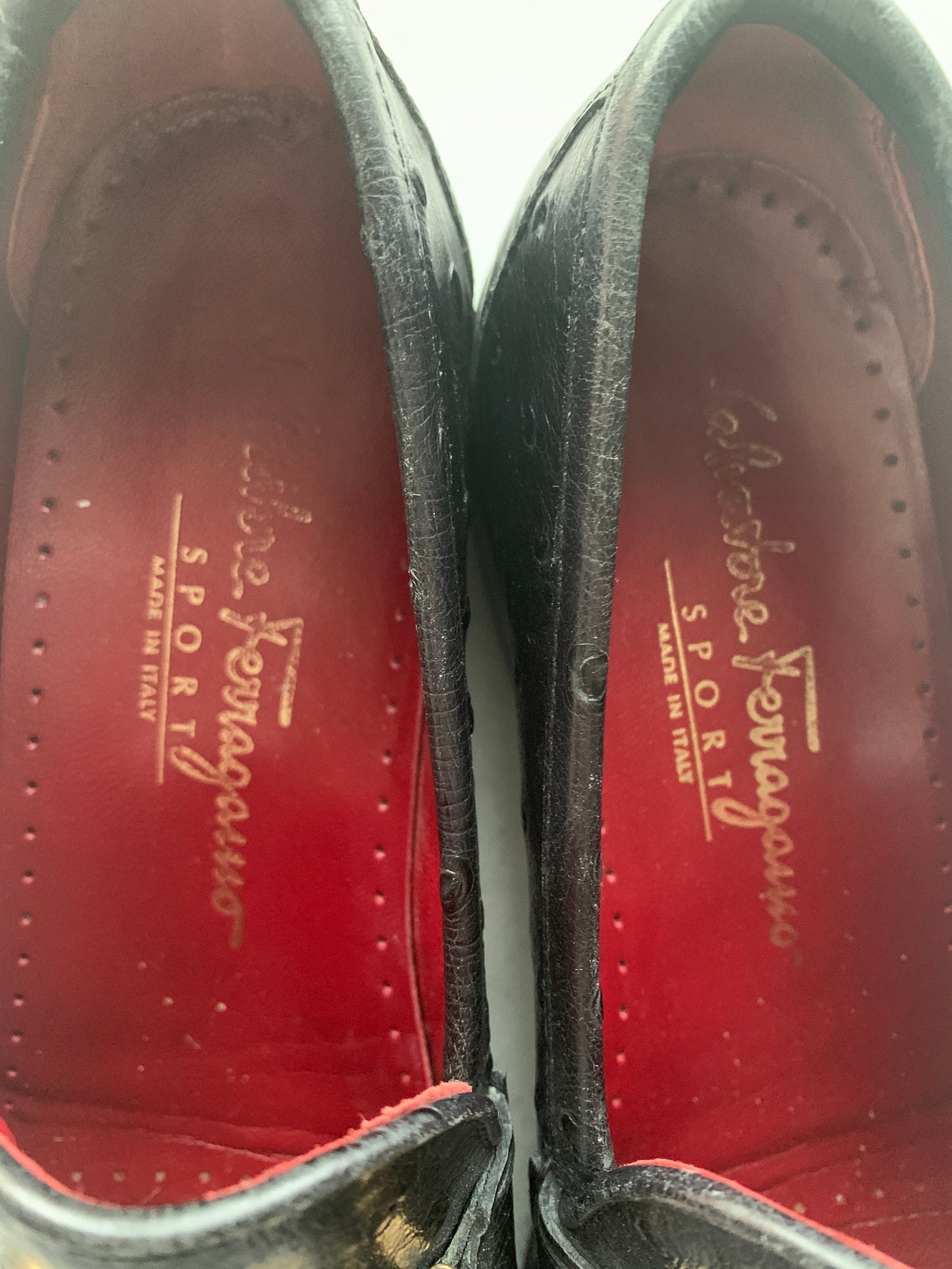 Women's Salvatore Ferragamo Sport Black Loafers Sz 7