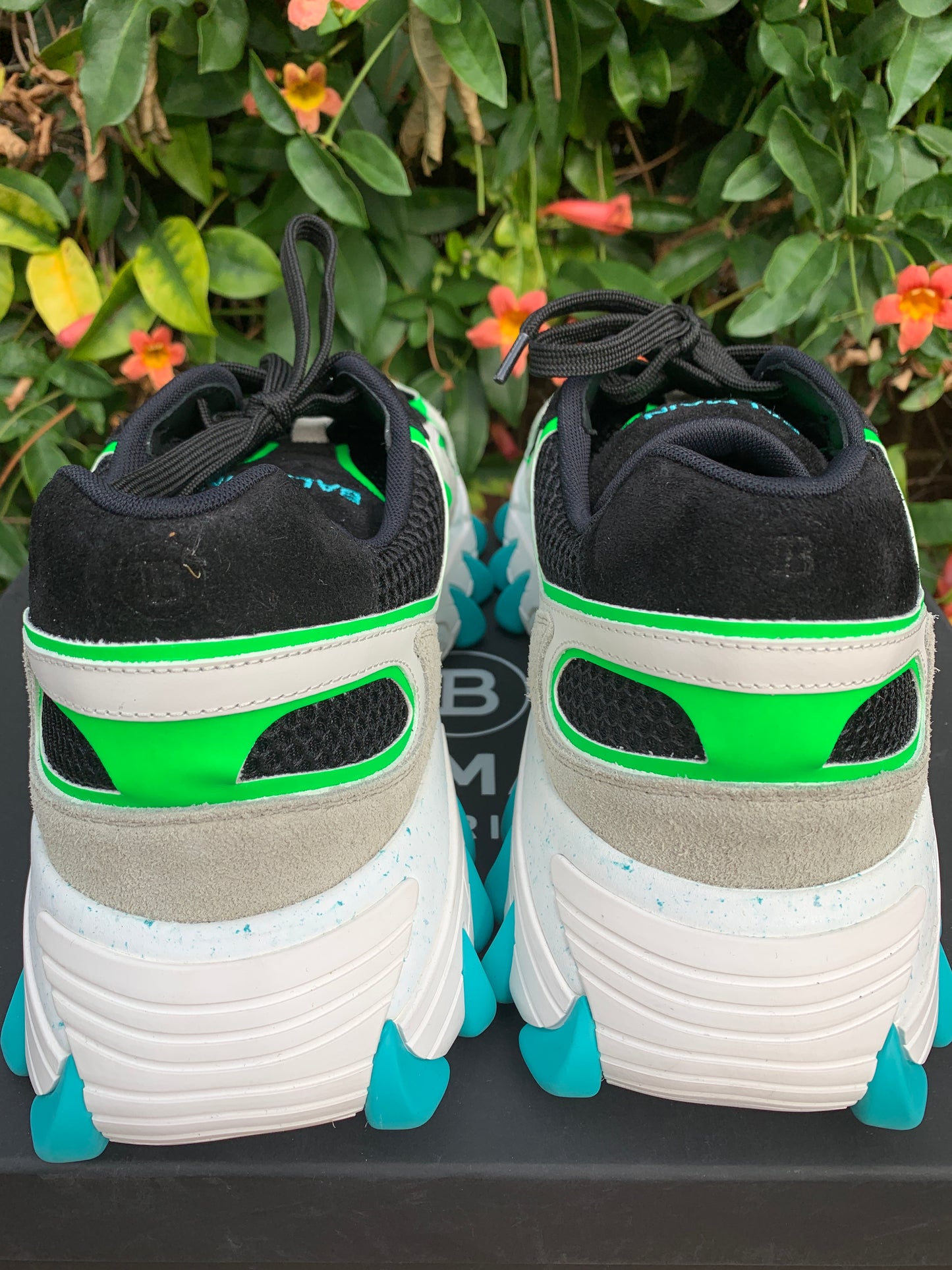Men's Balmain B-east Low-top Sneakers Sz 12