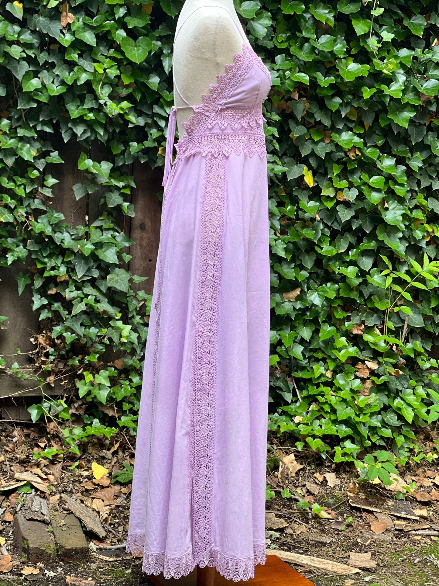 Charos Ruiz Ibiza Lavender Maxi Dress Size M