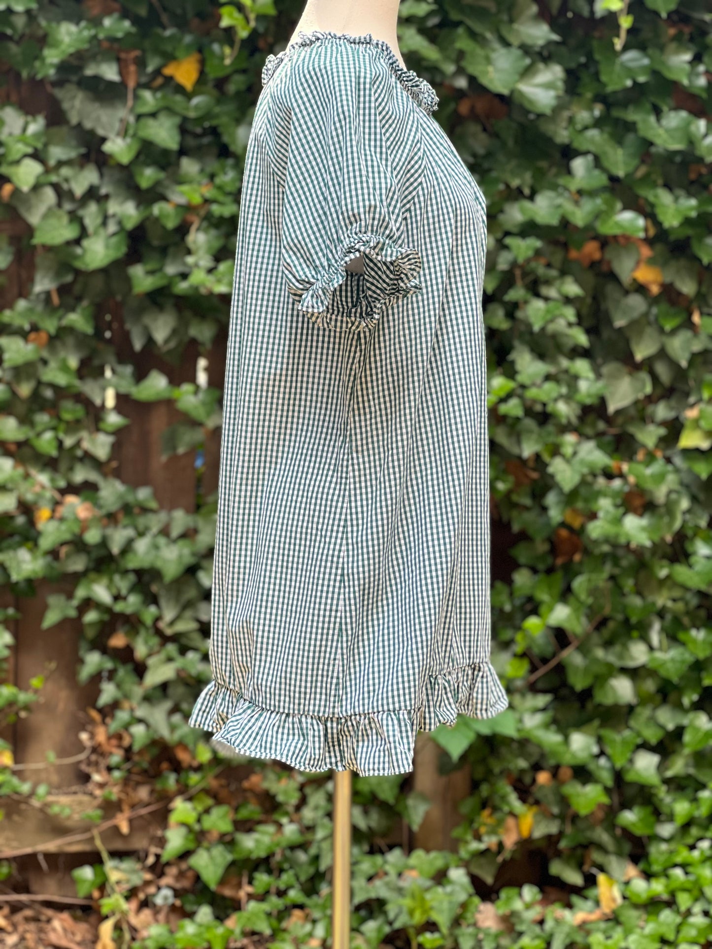 Hill House Checkered Mini Dress Size M