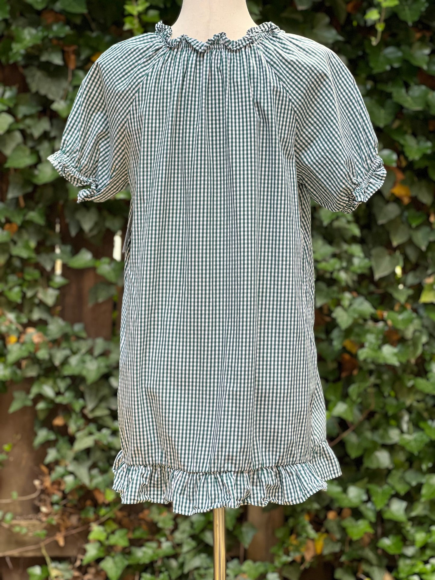 Hill House Checkered Mini Dress Size M